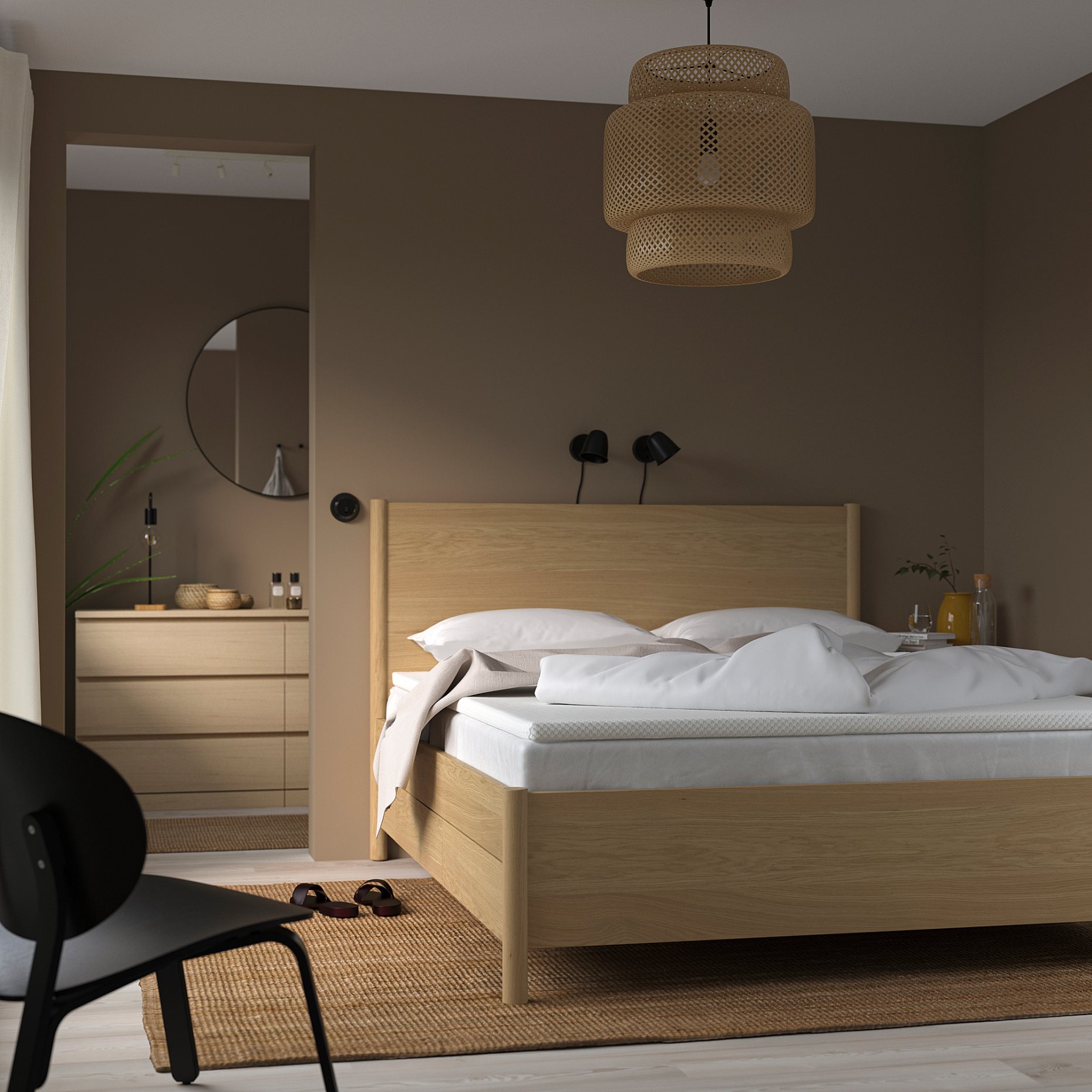 NORDBERGET, mattress pad, 140x200 cm, 705.584.72