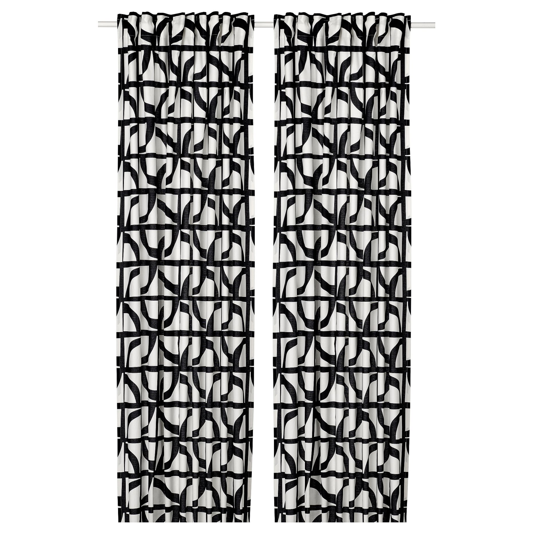 VINTEROXBÄR, curtains 1 pair, 145x300 cm, 705.597.73