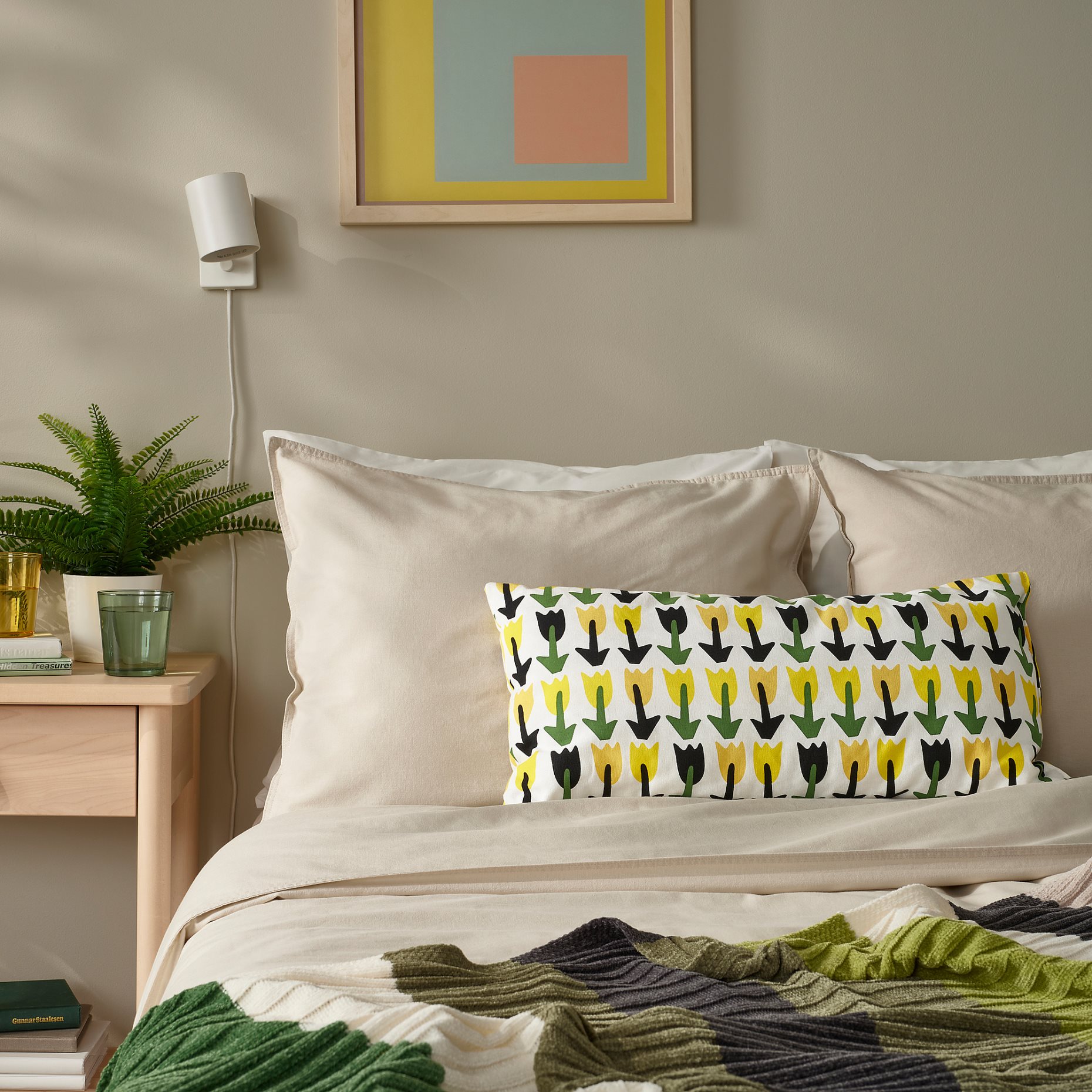 SANDMOTT, cushion, 30x58 cm, 705.723.88