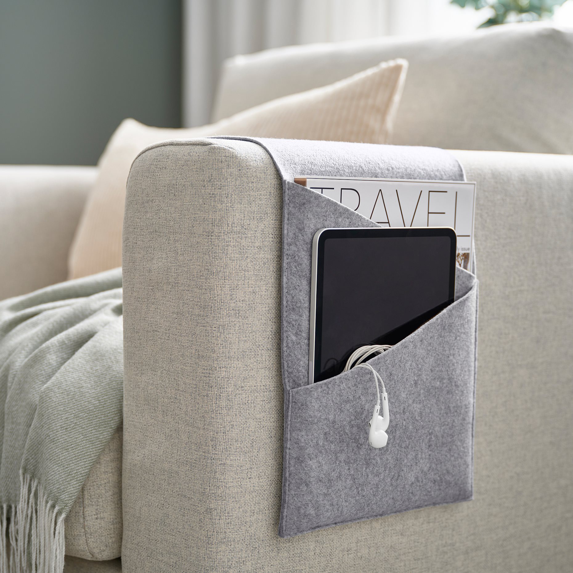 SILÄNG, storage pocket for armrest, 705.788.61