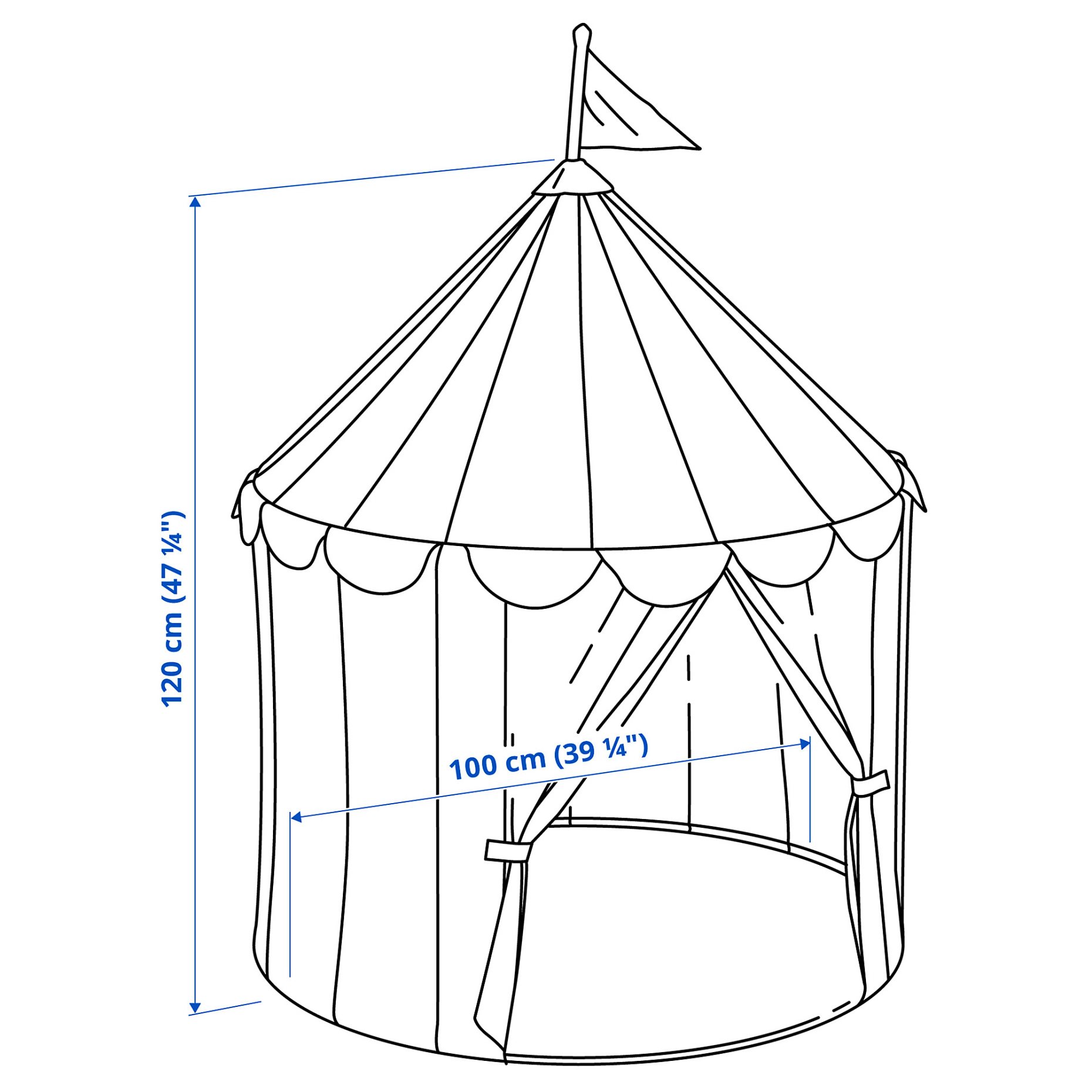 CIRKUSTÄLT, childrens tent, 705.813.64