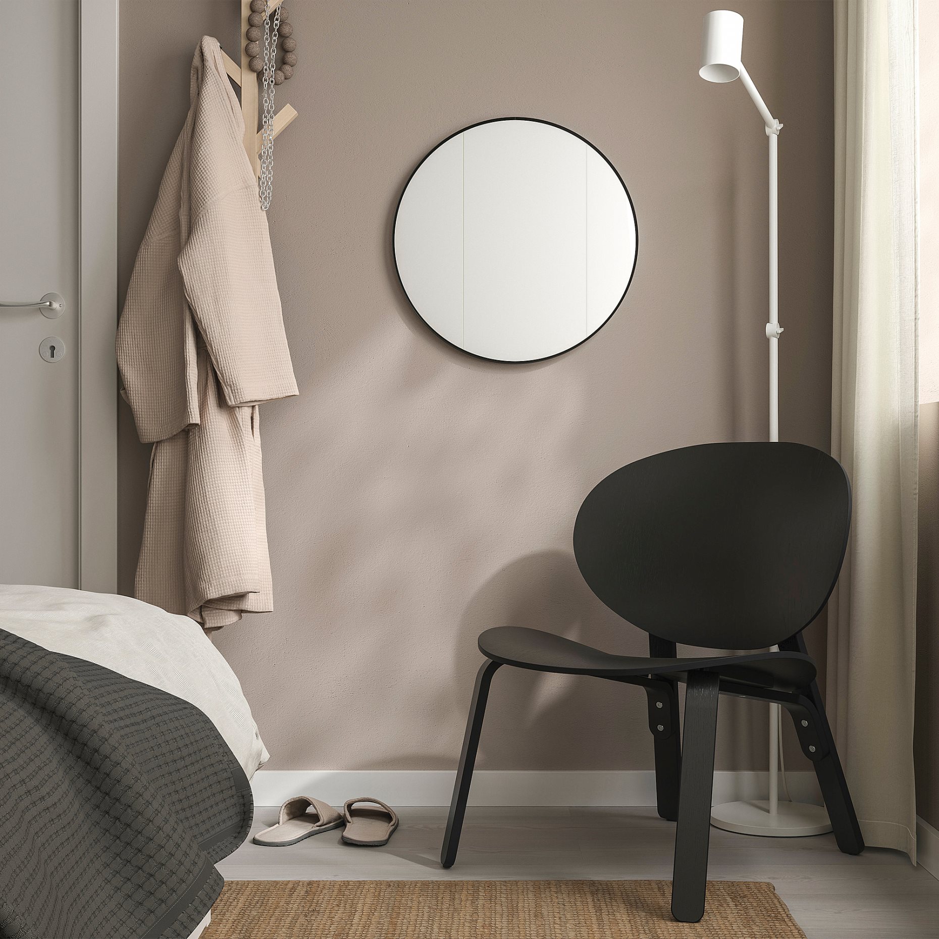 LINDBYN, mirror, 50 cm, 705.904.48