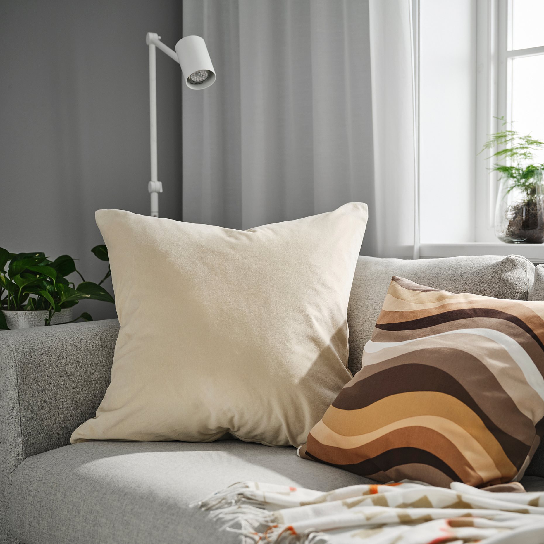 SANELA, cushion cover, 65x65 cm, 705.911.36