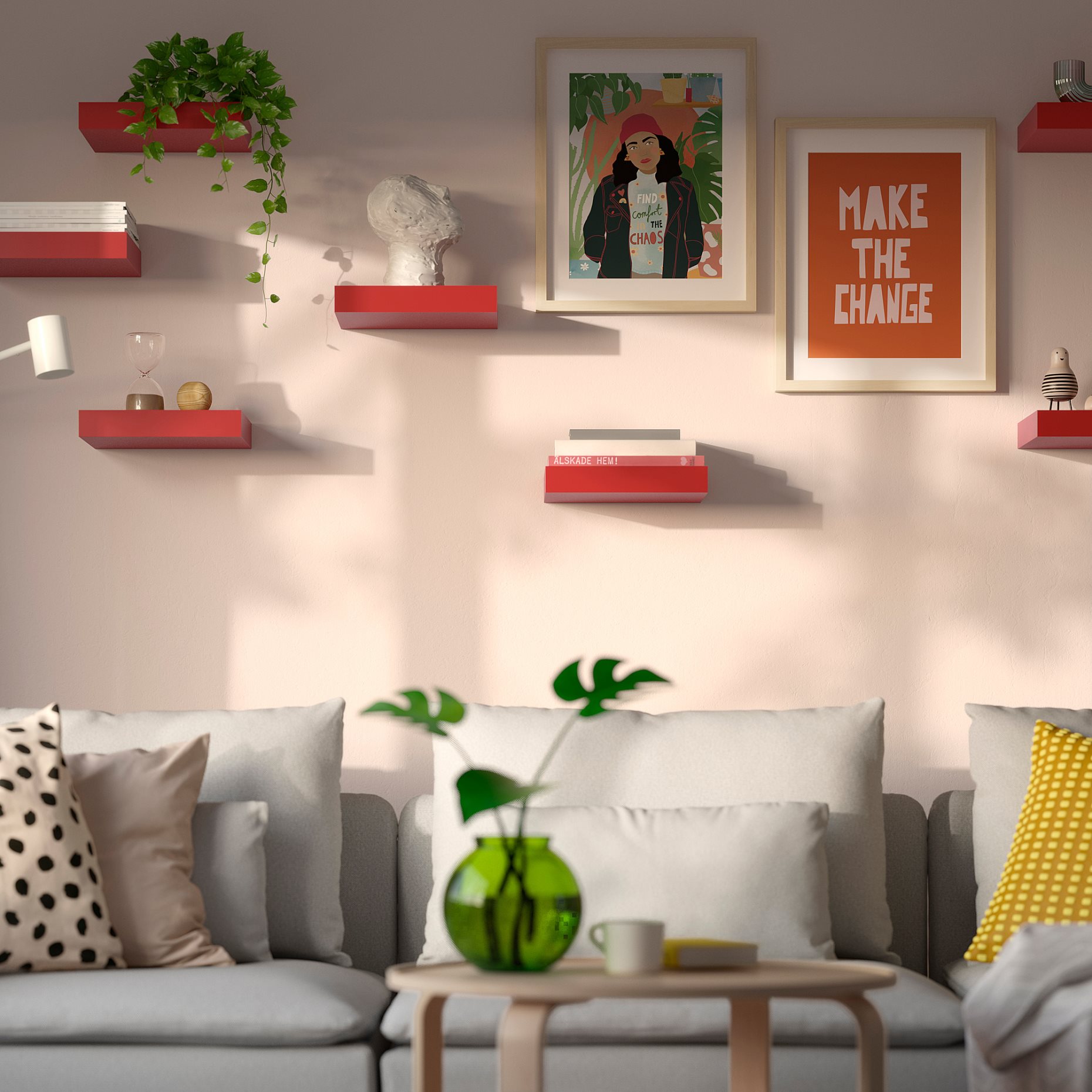 LACK, wall shelf, 30x26 cm, 705.954.17