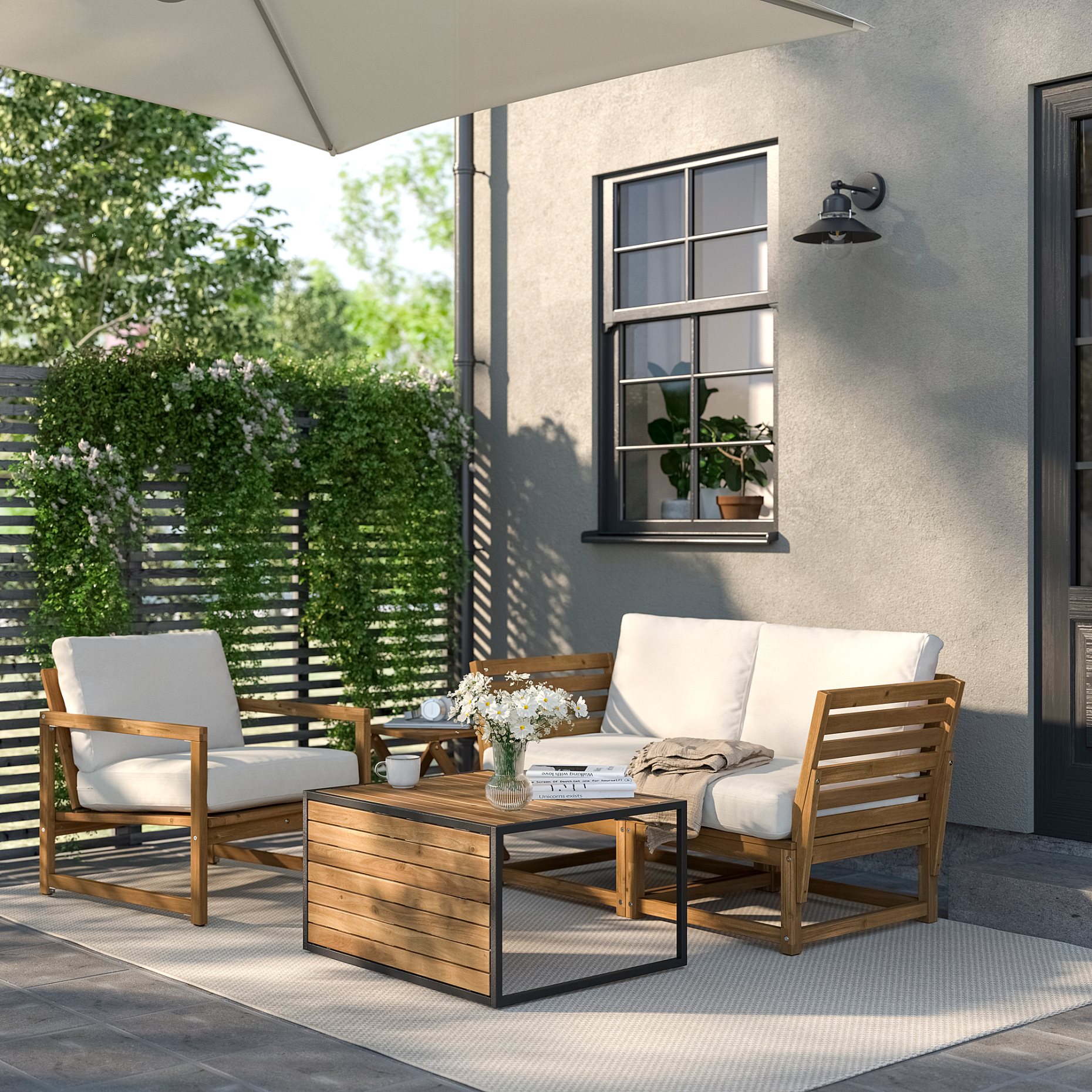 HÅKANSKÄR, coffee table outdoor, 80x64 cm, 705.971.62