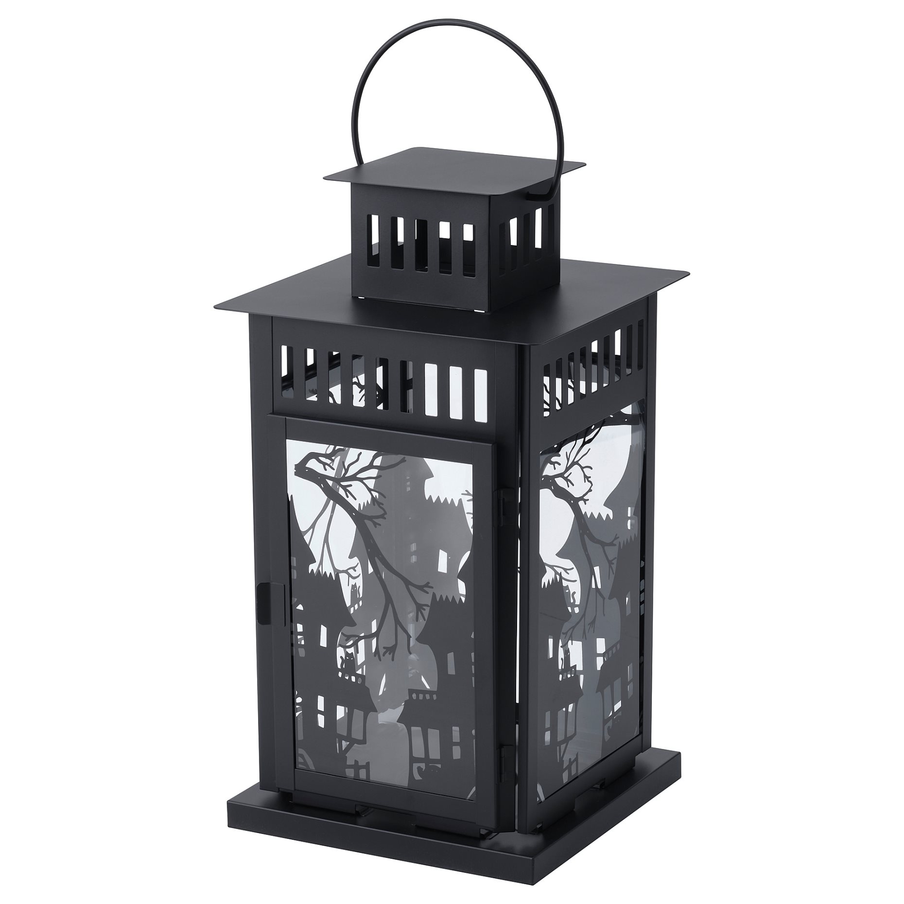 KUSTFYR, lantern for pillar candle, in/out, 44 cm, 705.997.12