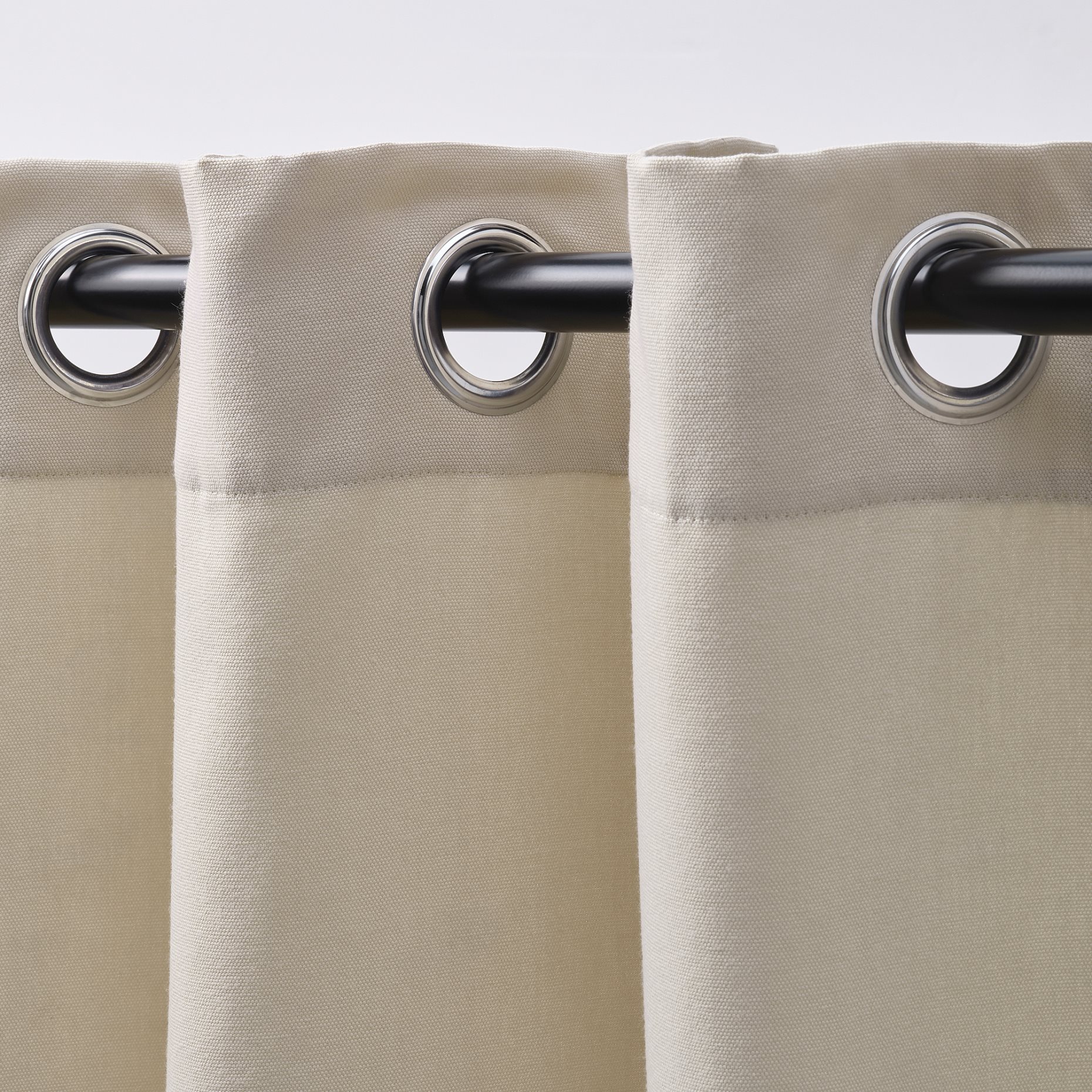 GINSTMOTT, curtains with eyelets/1 pair, 145x300 cm, 706.054.16