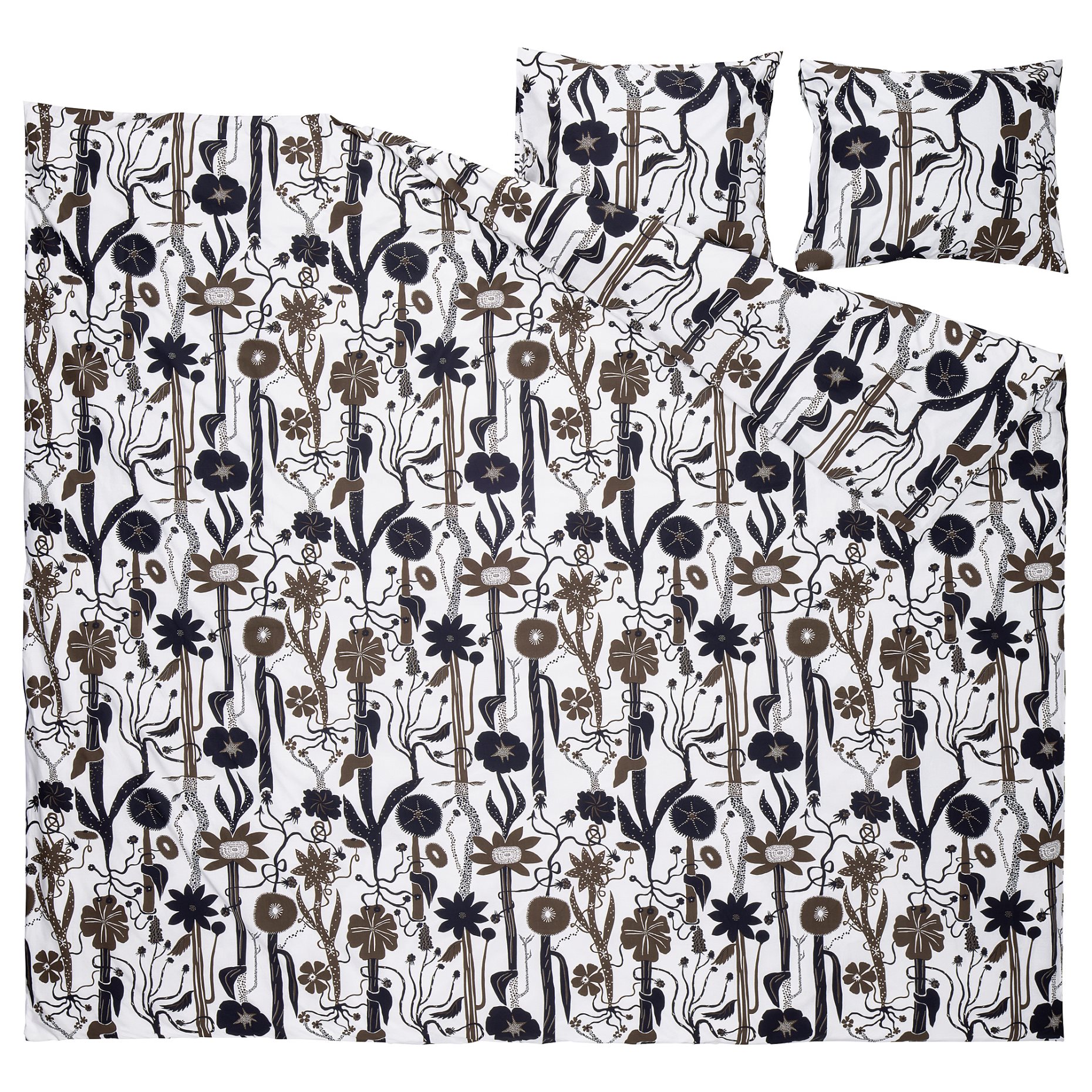 LUNDSKAFTING, duvet cover and 2 pillowcases, 240x220/50x60 cm, 706.063.50