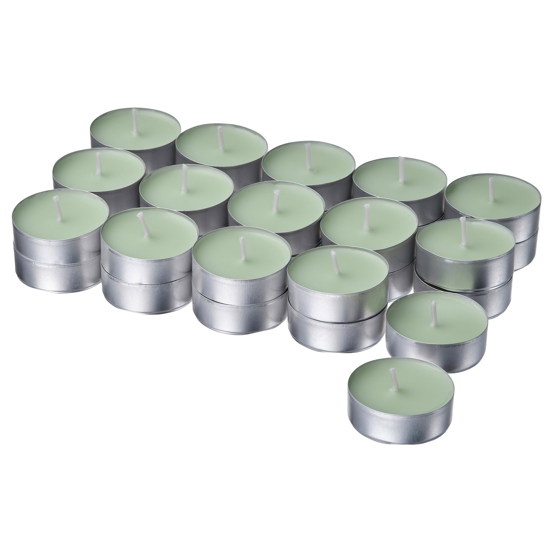 LOTSFÅGEL, scented tealight 30 pack/Apple, 3.5 hr, 706.086.79