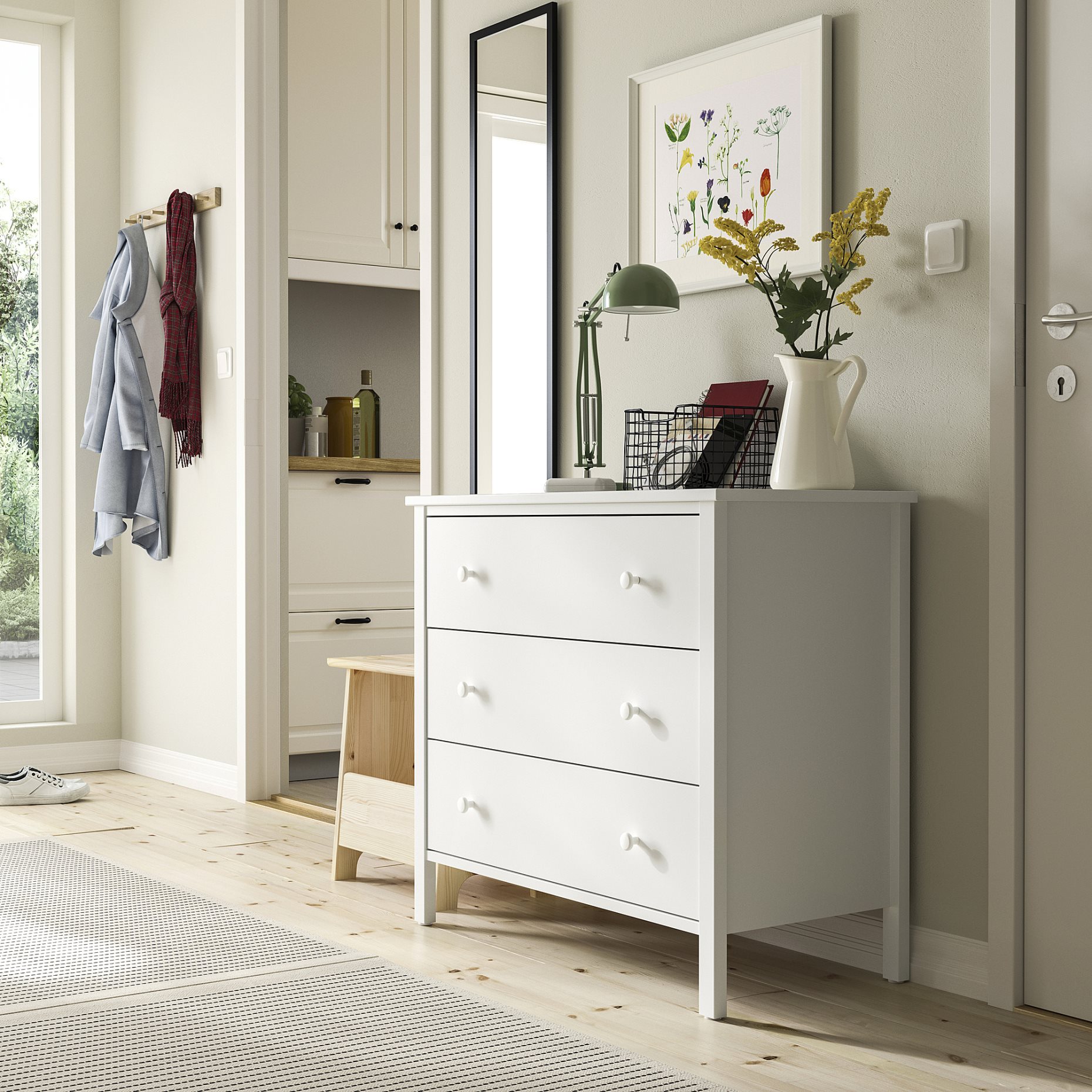 KILBERGET, chest of 3 drawers, 86x78 cm, 706.099.14