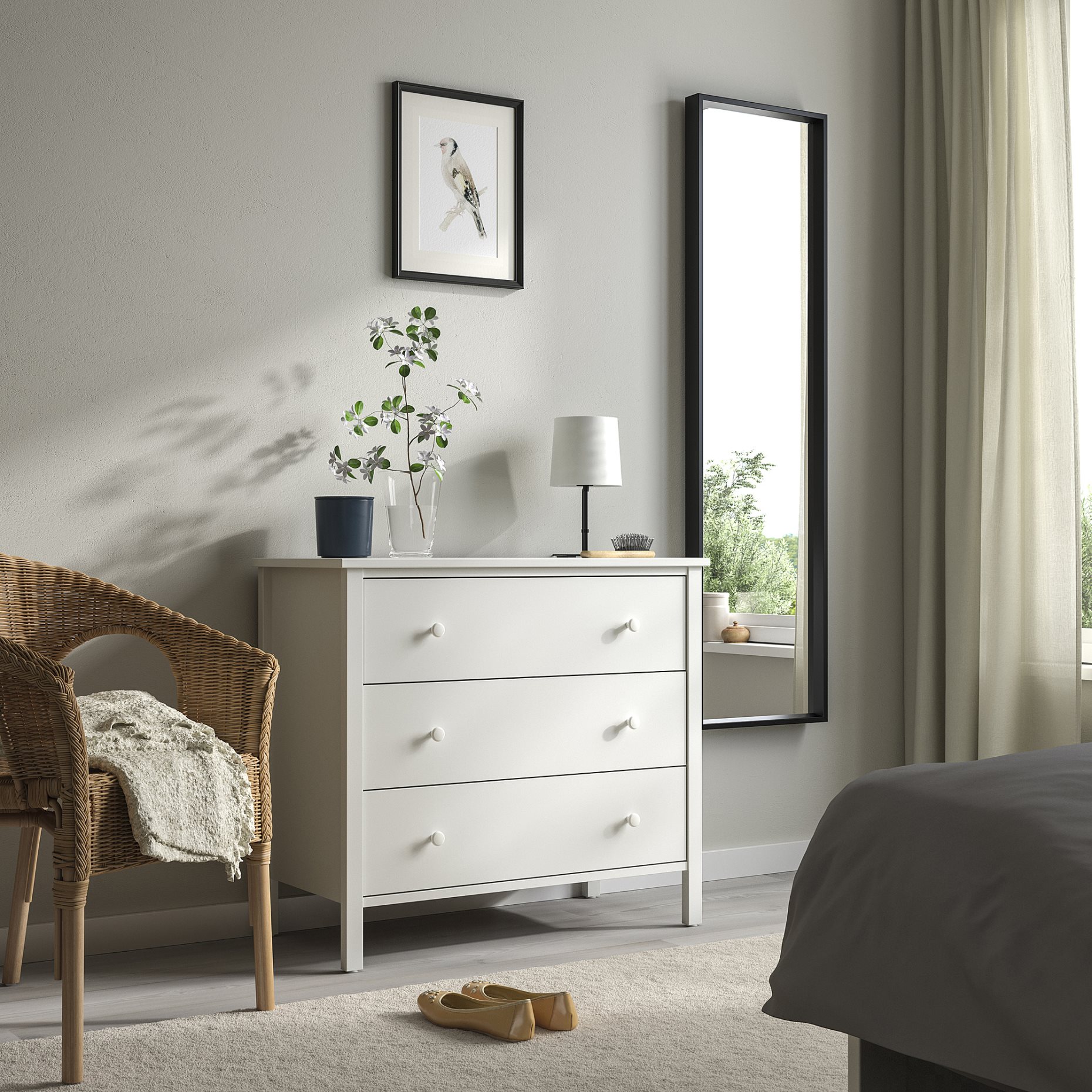 KILBERGET, chest of 3 drawers, 86x78 cm, 706.099.14