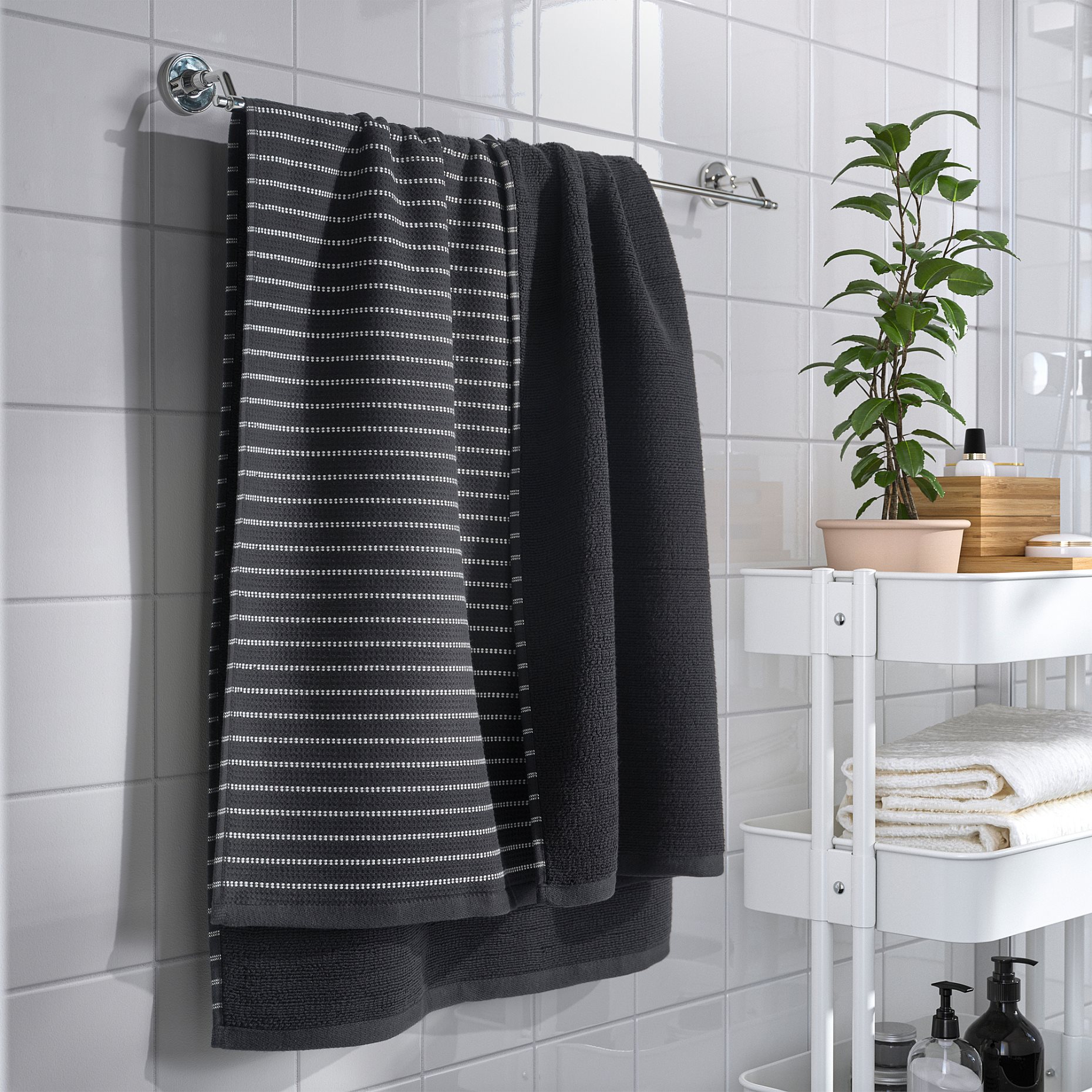 BROKGINST, bath sheet, 100x150 cm, 706.144.11