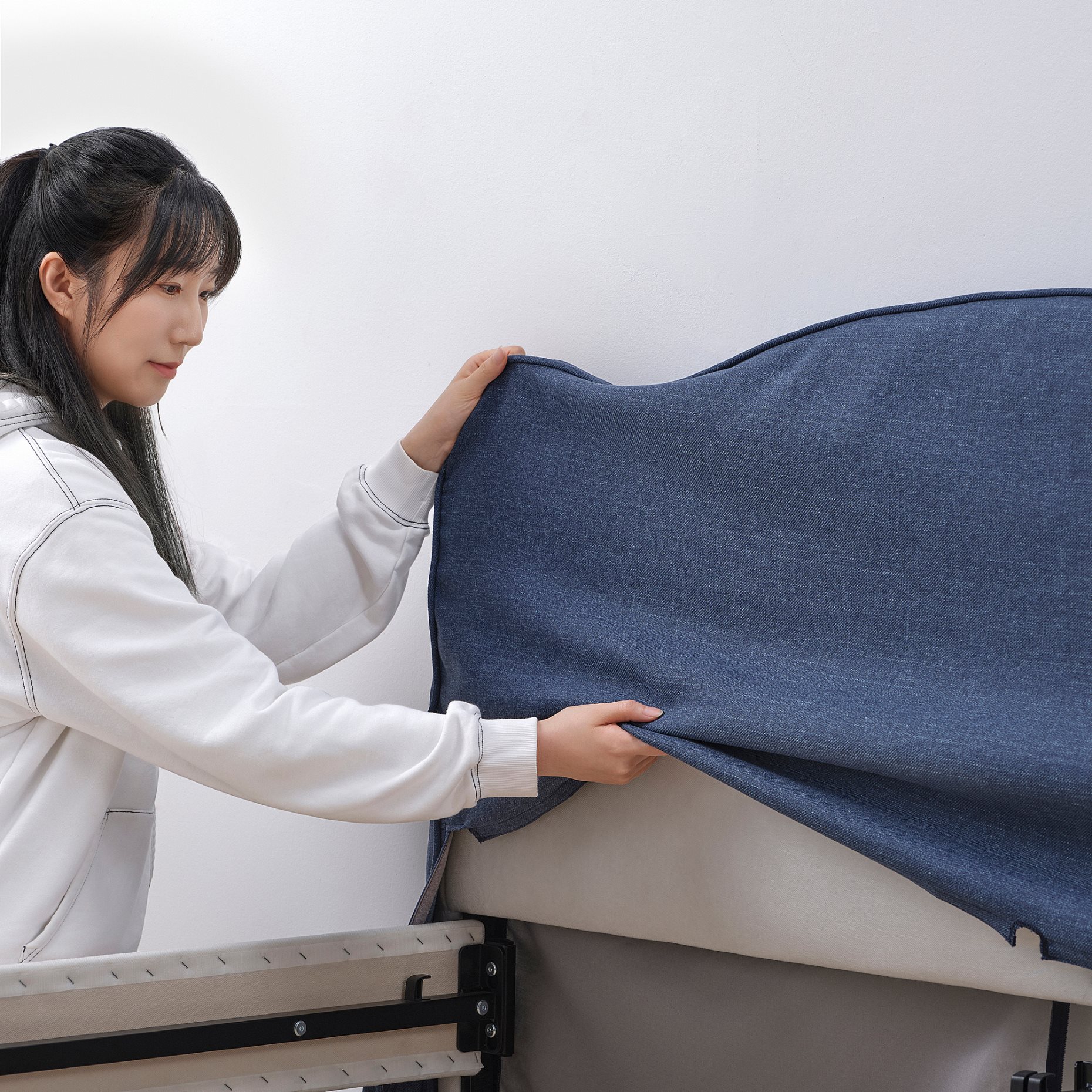 RAMNEFJALL, cover bed frame, 140x200 cm, 706.192.39