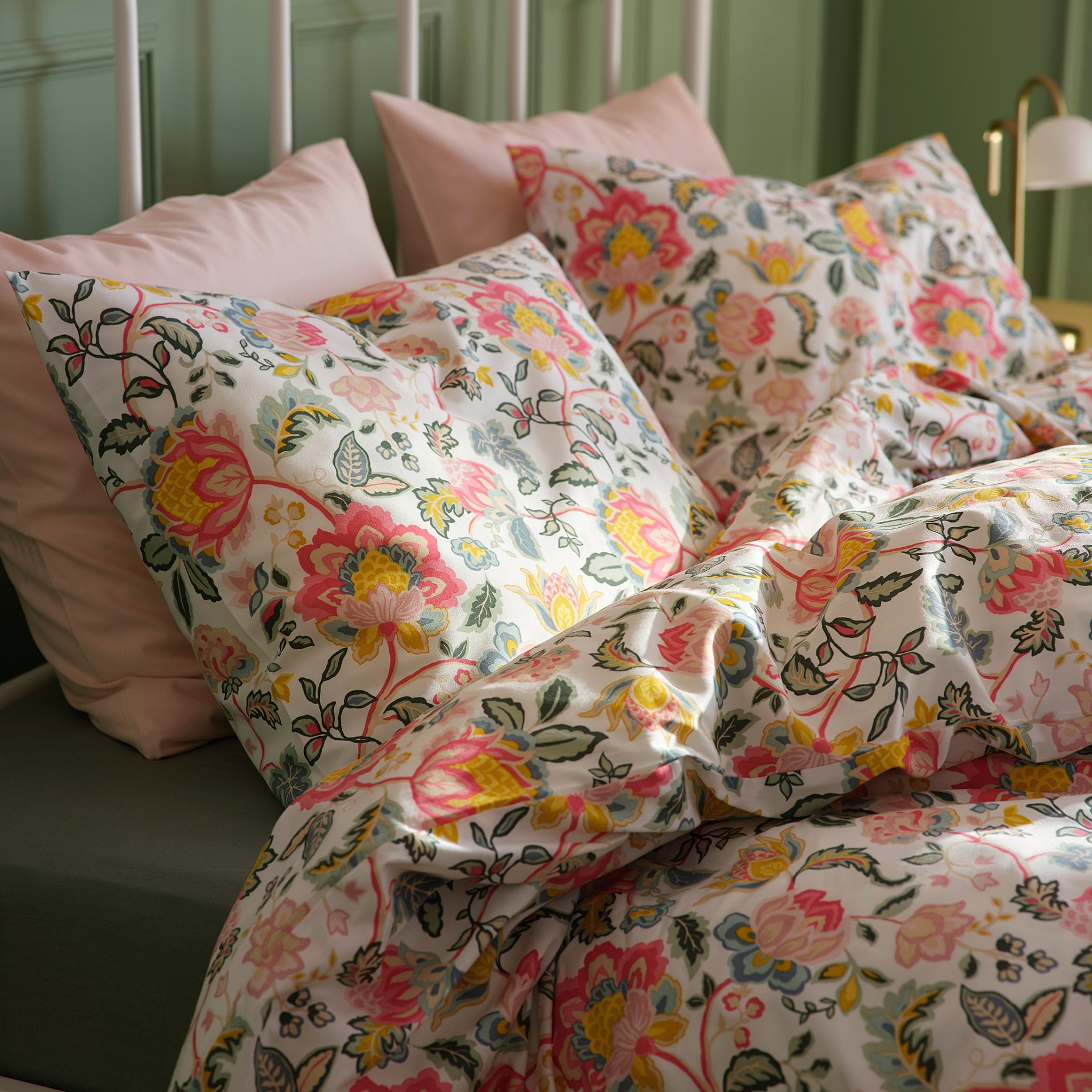 DAGGSALVIA, duvet cover and 2 pillowcases, 240x220/50x60 cm, 706.204.93