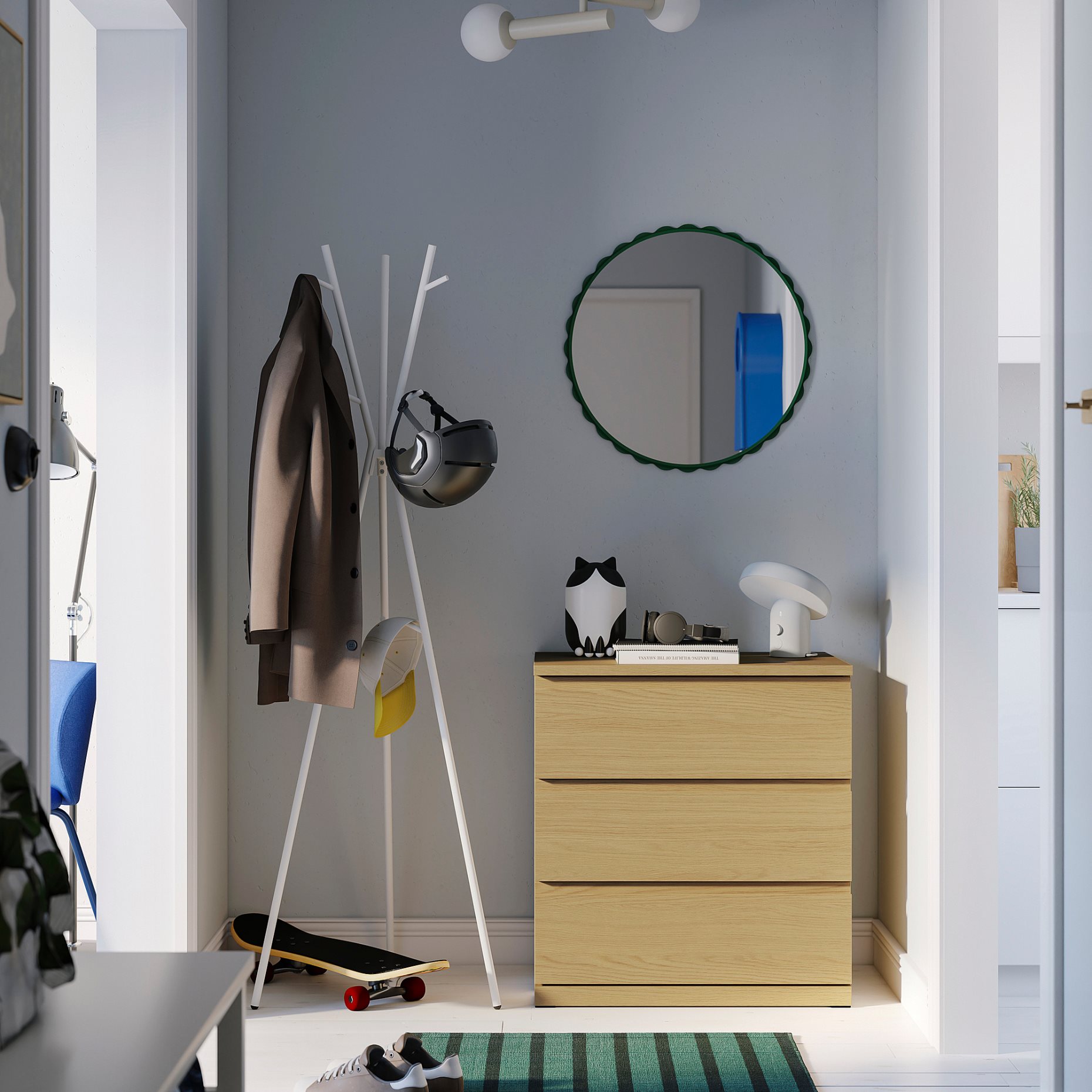 STORKLINTA, chest of 3 drawers, 70x50x75 cm, 706.275.31
