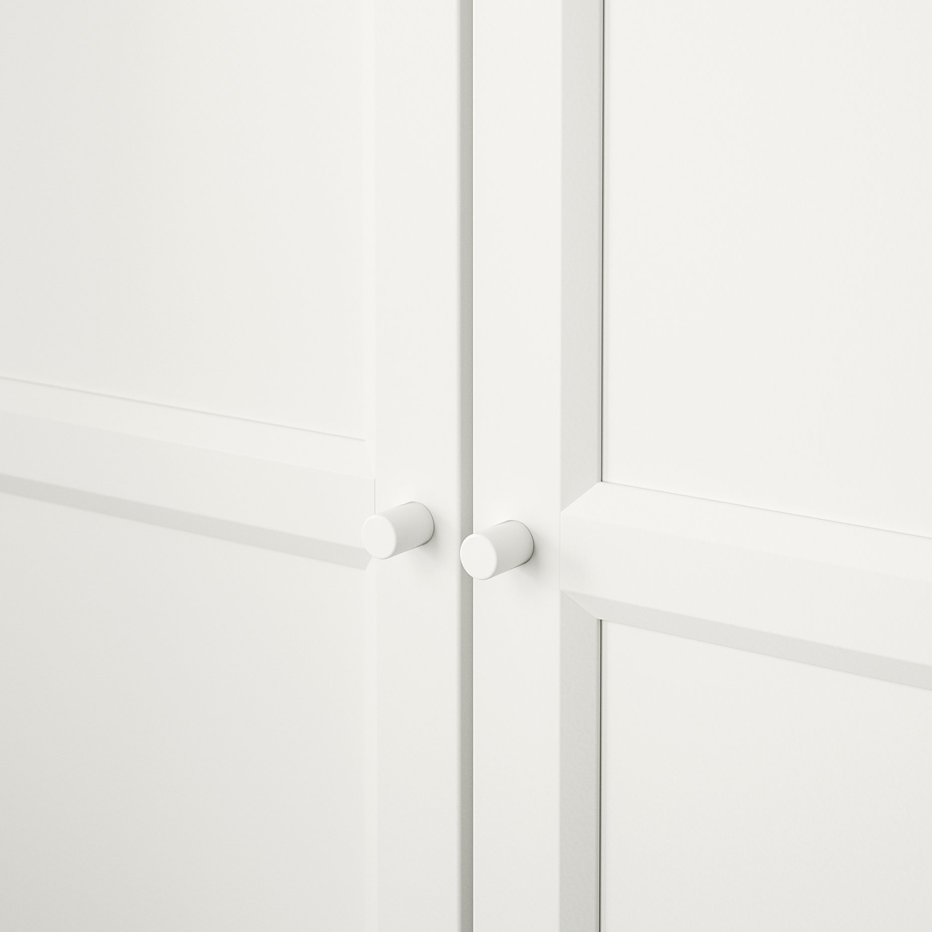 BILLY, bookcase with doors, 80x30x202 cm, 792.873.58