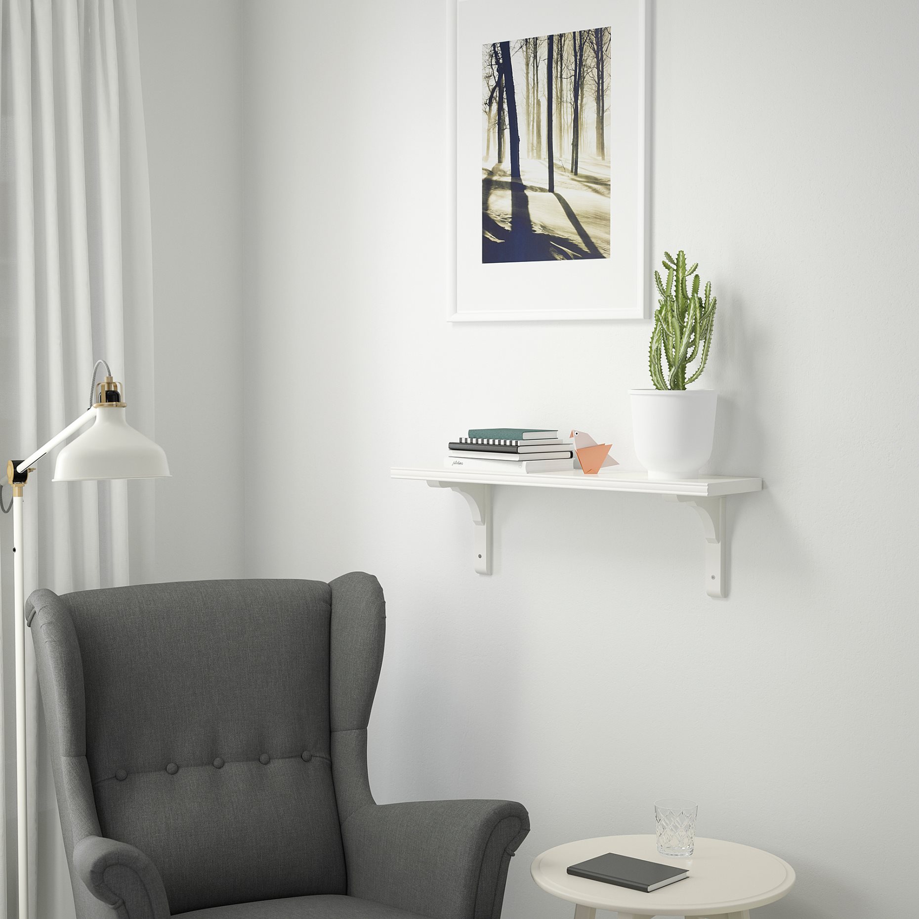 BERGSHULT/RAMSHULT, wall shelf, 792.905.96