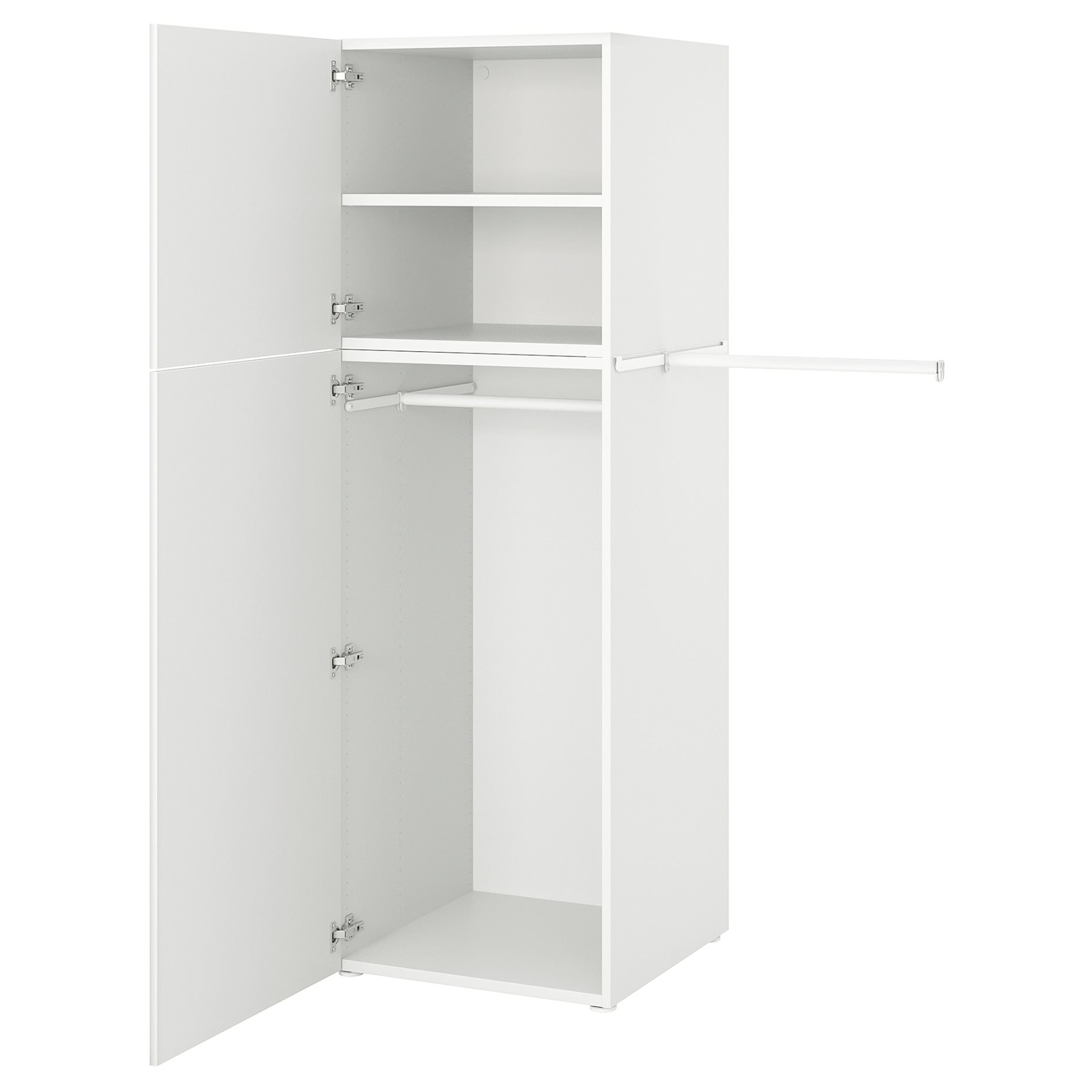 PLATSA, wardrobe with 2 doors, 90-107x57x181 cm, 794.372.87