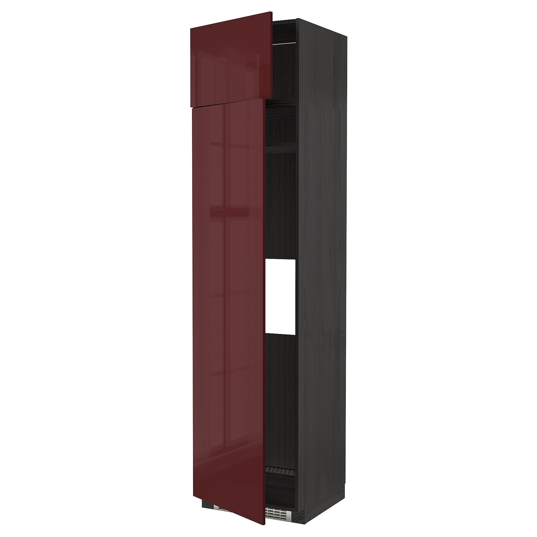 METOD, high cabinet for fridge or freezer with 2 drawers, 60x60x240 cm, 794.561.29