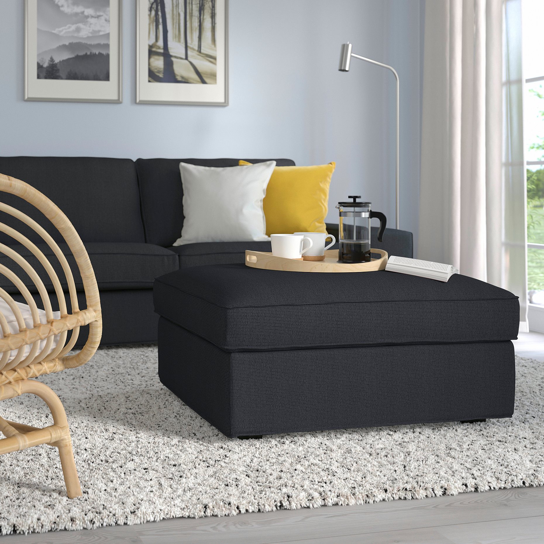 KIVIK, footstool with storage, 794.828.97