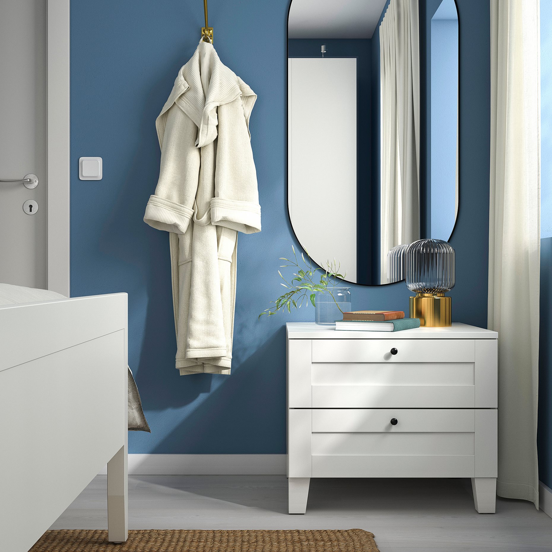 PLATSA, chest of 2 drawers, 60x57x53 cm, 794.878.52