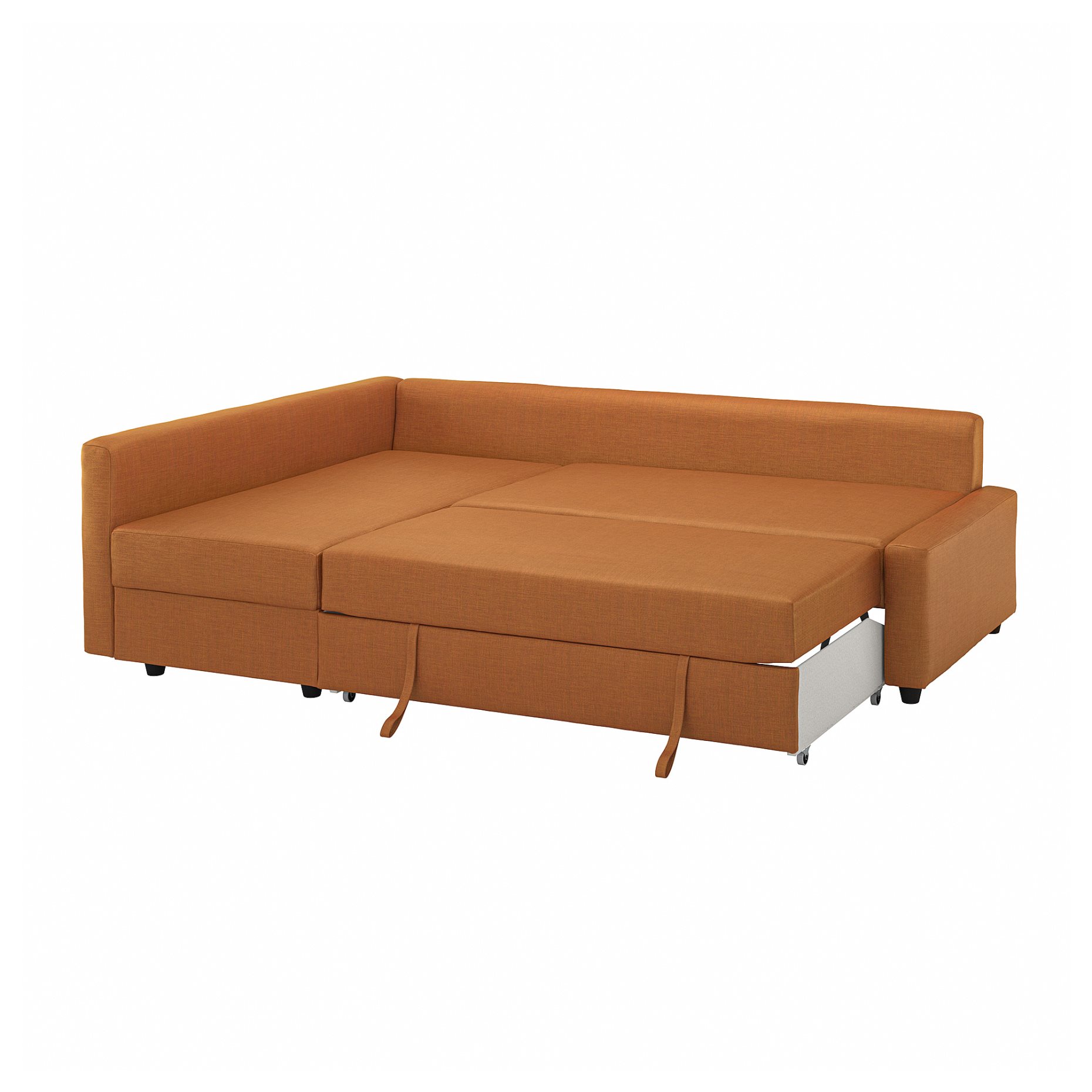 FRIHETEN, corner sofa-bed with storage and extra back cushions, 795.170.57