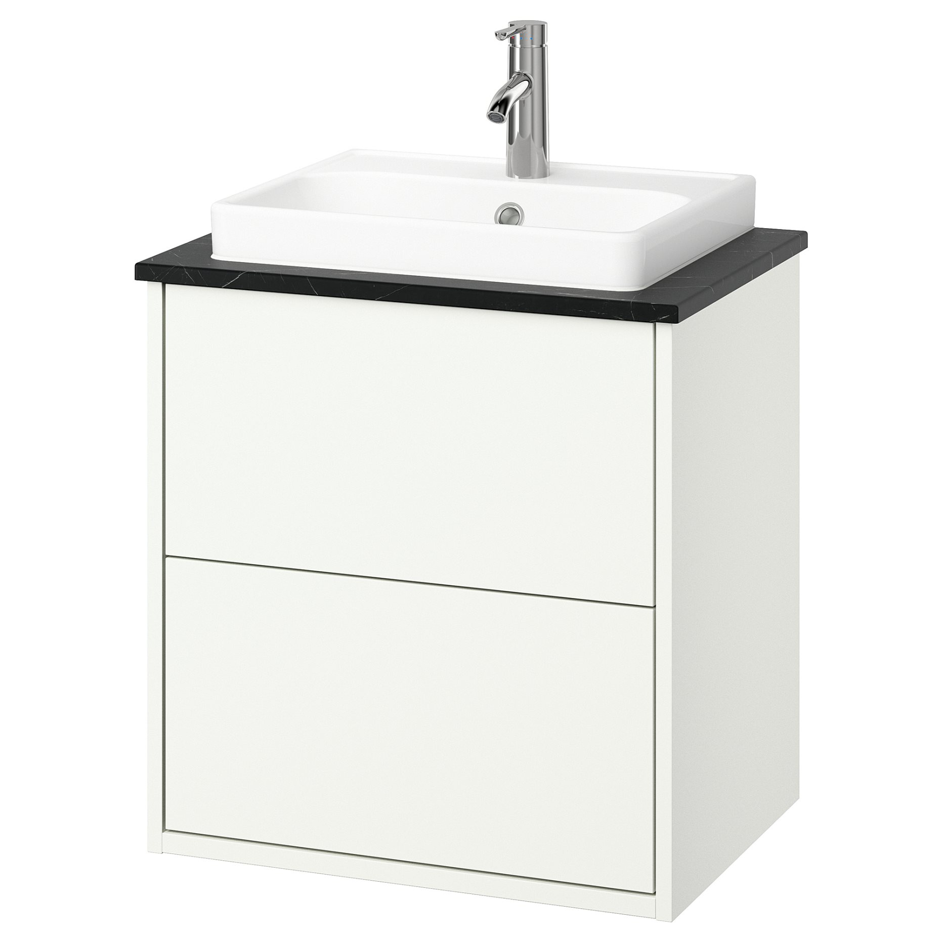 HAVBACK/ORRSJON, wash-stand with drawers/wash-basin/tap, 62x49x71 cm, 795.213.37