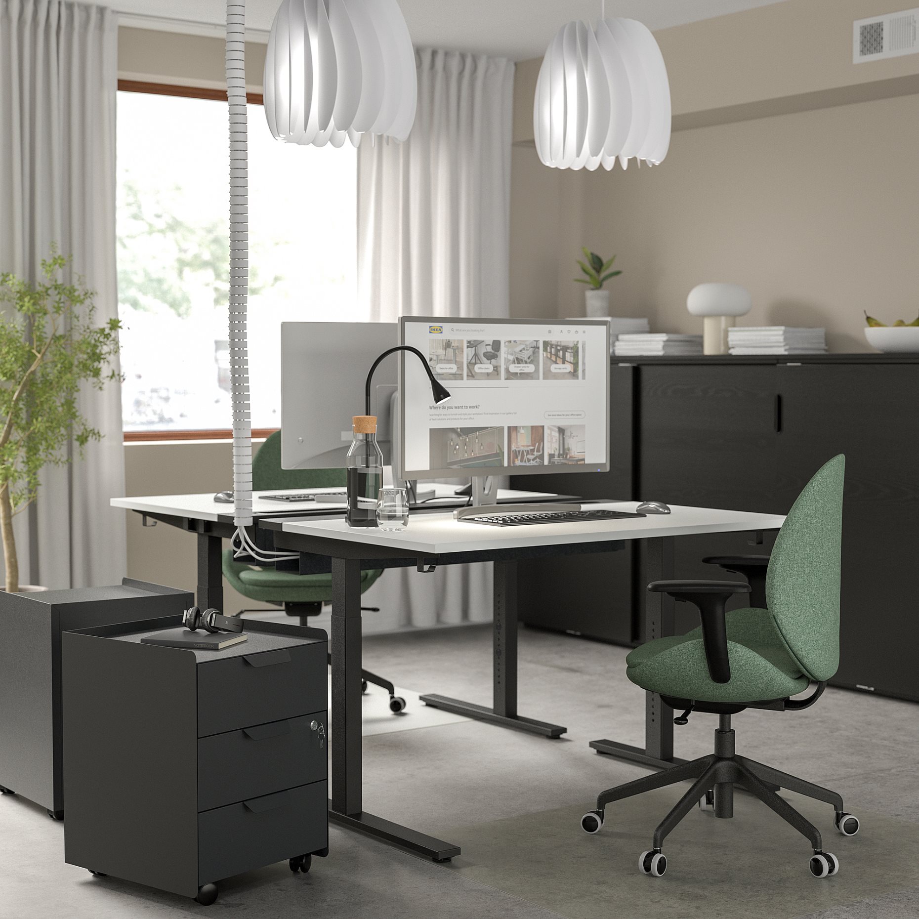 MITTZON, desk, 120x80 cm, 795.260.33