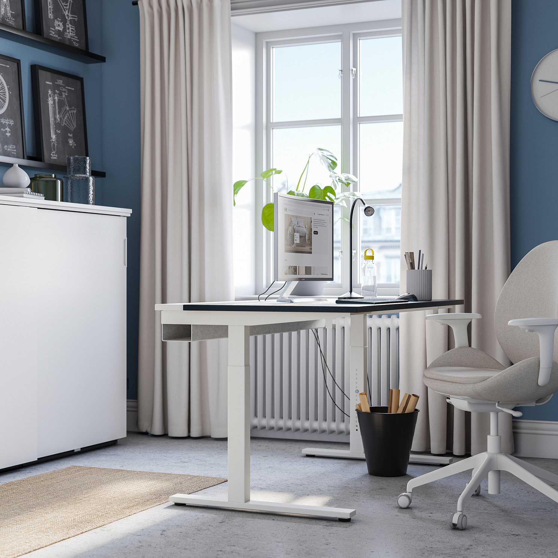 MITTZON, desk, 140x60 cm, 795.280.46