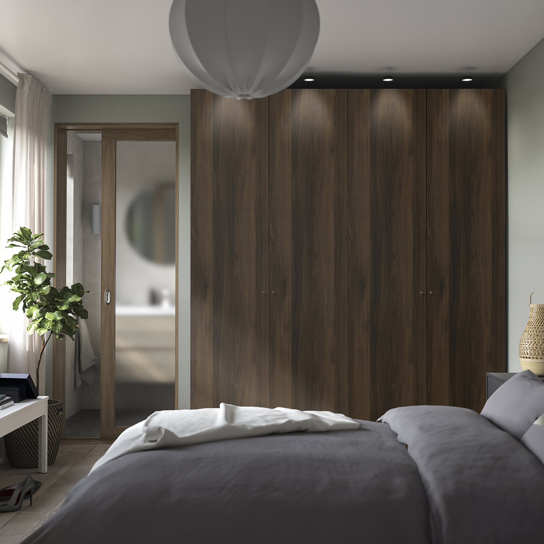 PAX/STORKLINTA, συνδυασμός ντουλάπας, 200x60x236 cm, 795.627.47