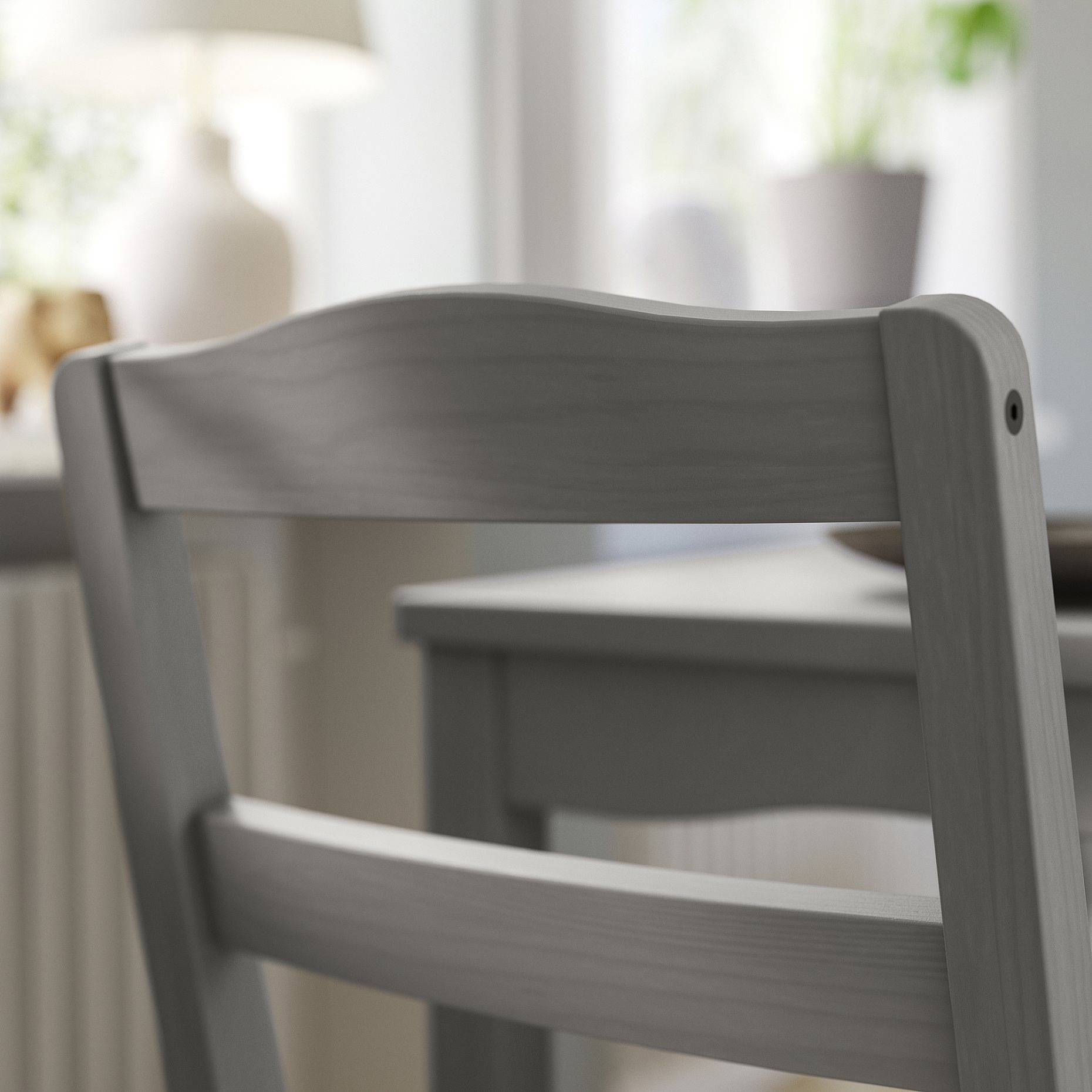 HAUGA/HAUGA, table and 4 chairs, 118x74 cm, 795.749.10