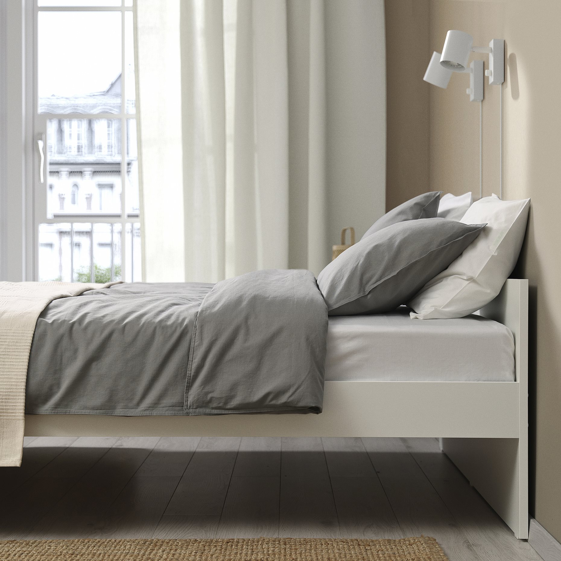 VIHALS, bed frame, 140x200 cm, 795.818.35