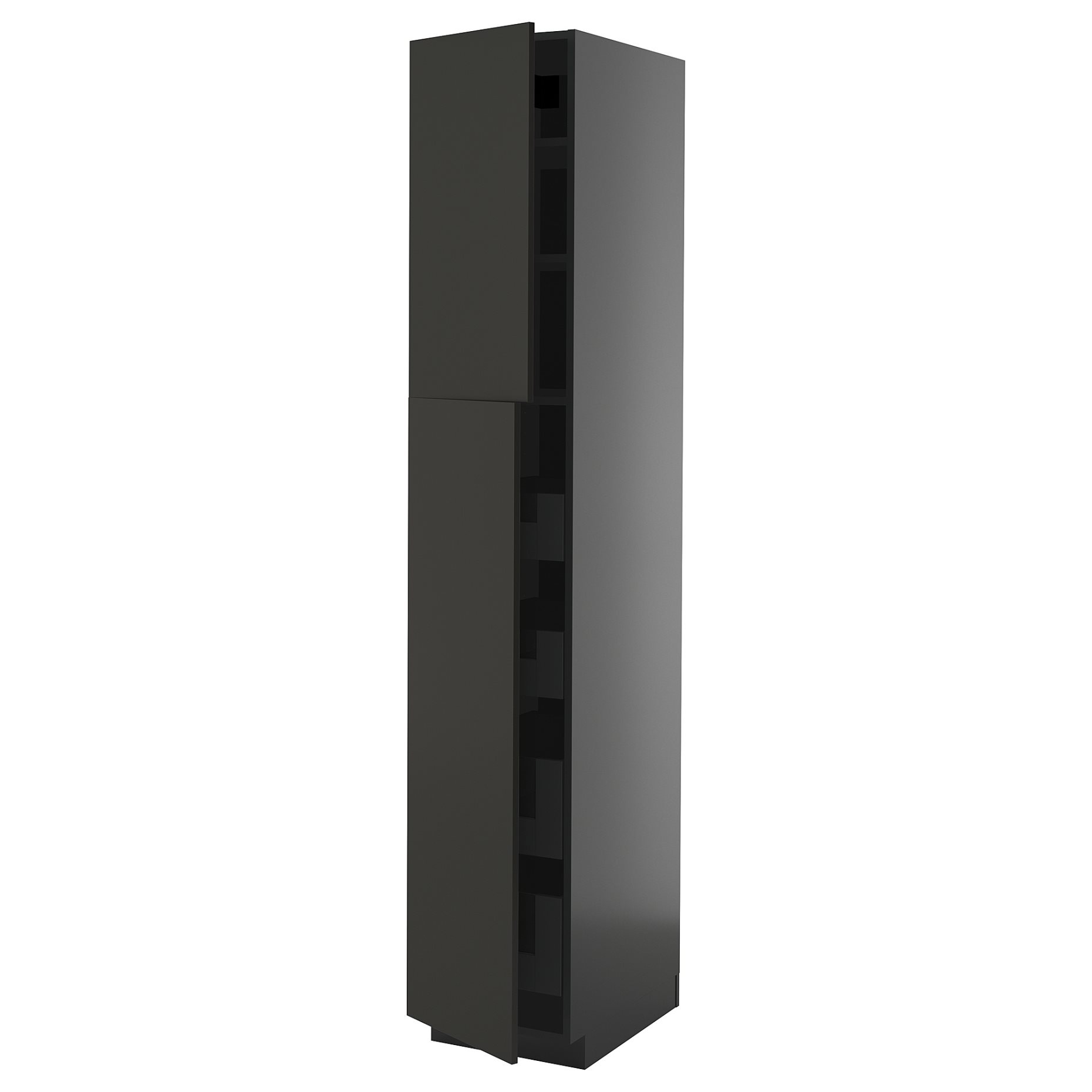 METOD/KNIVSHULT, high cabinet with 2 doors/4 drawers, 40x60x220 cm, 795.881.44