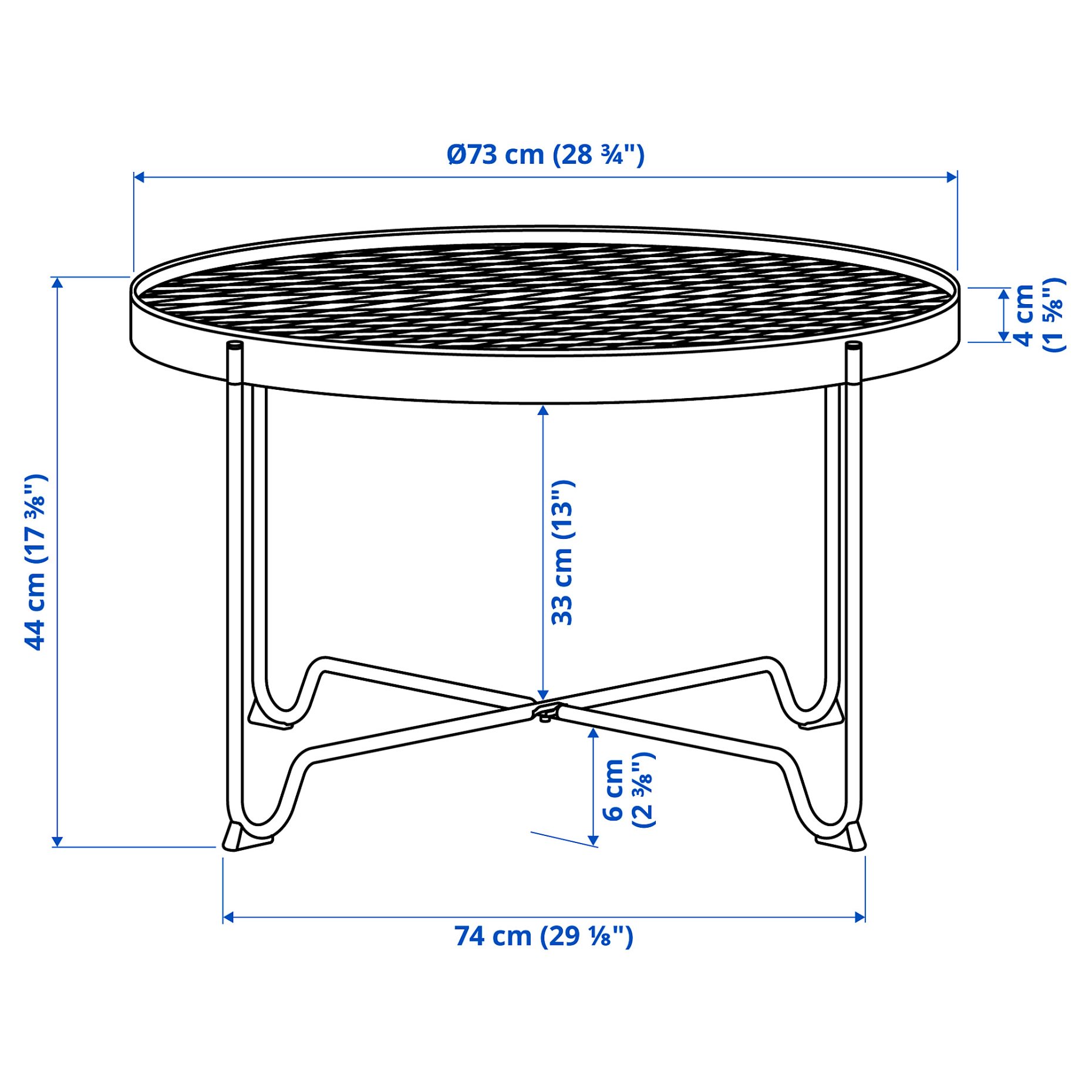 KROKHOLMEN, coffee table, outdoor, 803.364.66