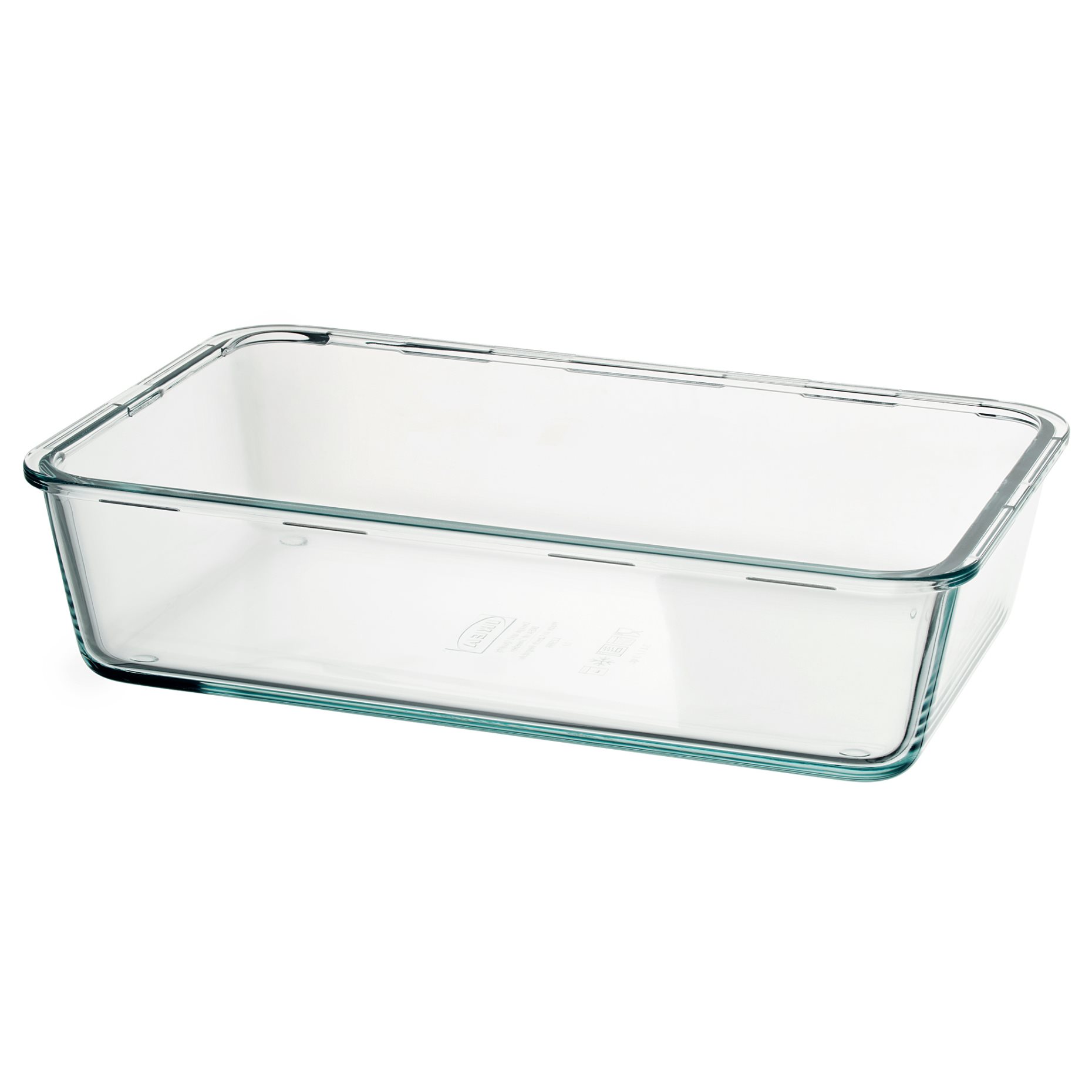 IKEA 365+, food container large rectangular/glass, 3.1 l, 803.931.31