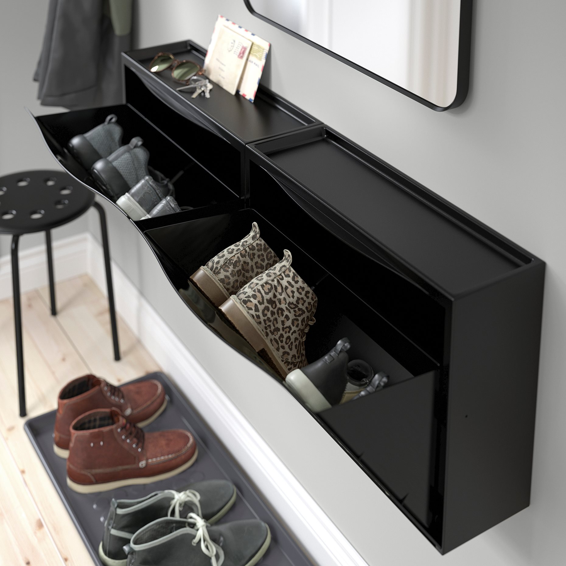 TRONES, shoe cabinet/storage, 2 pack, 803.973.13