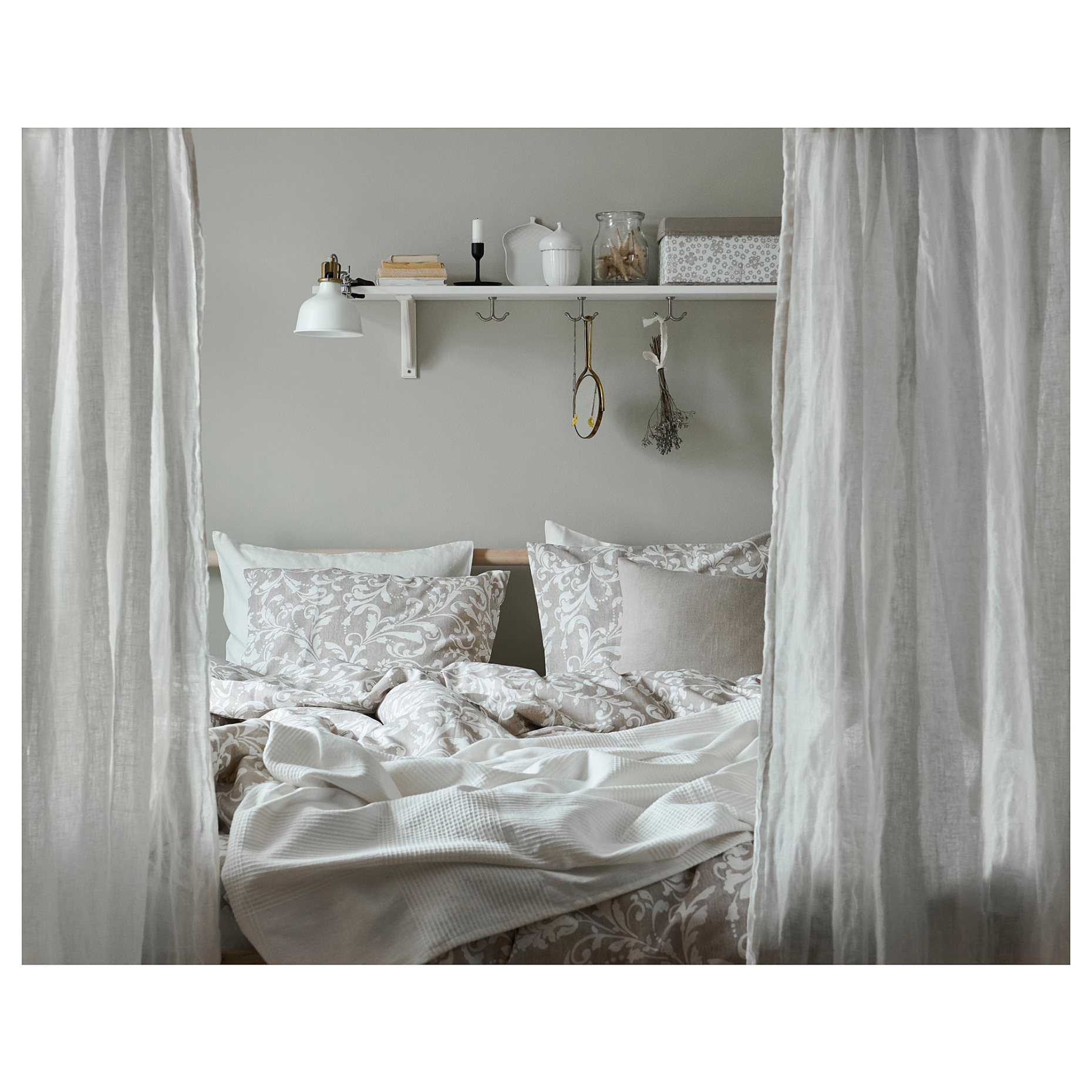VÅRBRÄCKA, quilt cover and pillowcase, 150x200/50x60 cm, 804.126.10