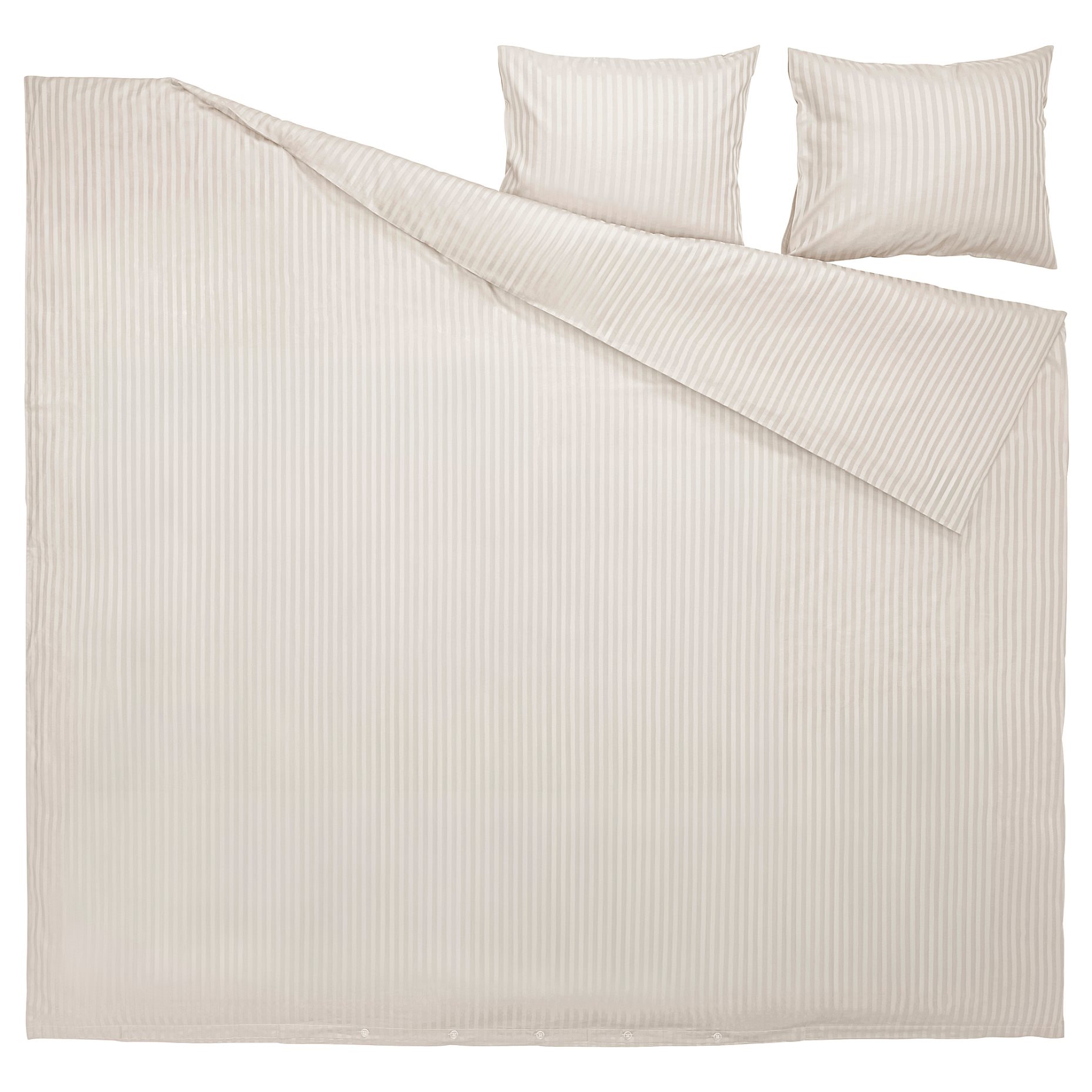 NATTJASMIN, quilt cover and 2 pillowcases, 240x220/50x60 cm, 804.426.07