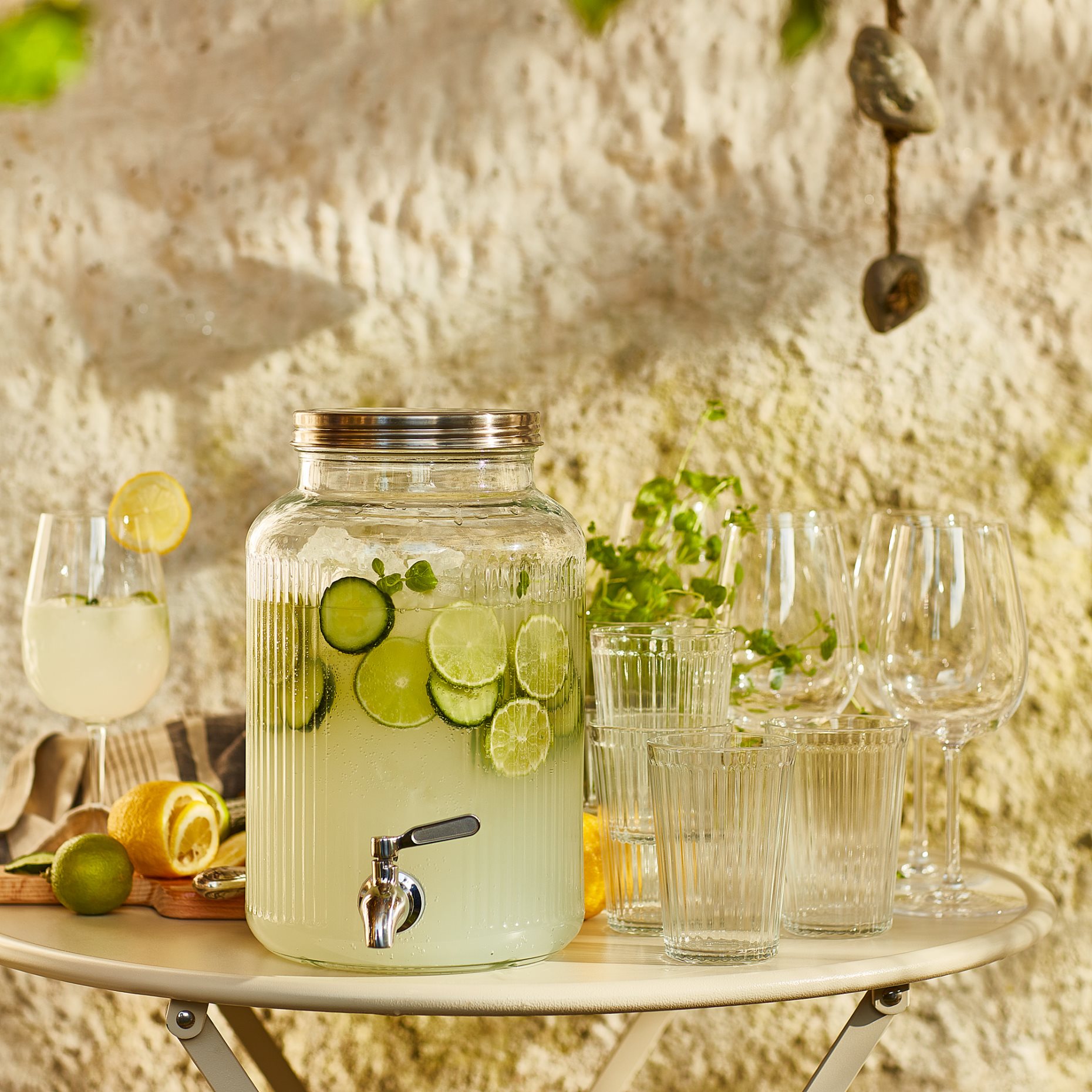 VARDAGEN, jar with tap, 804.526.39