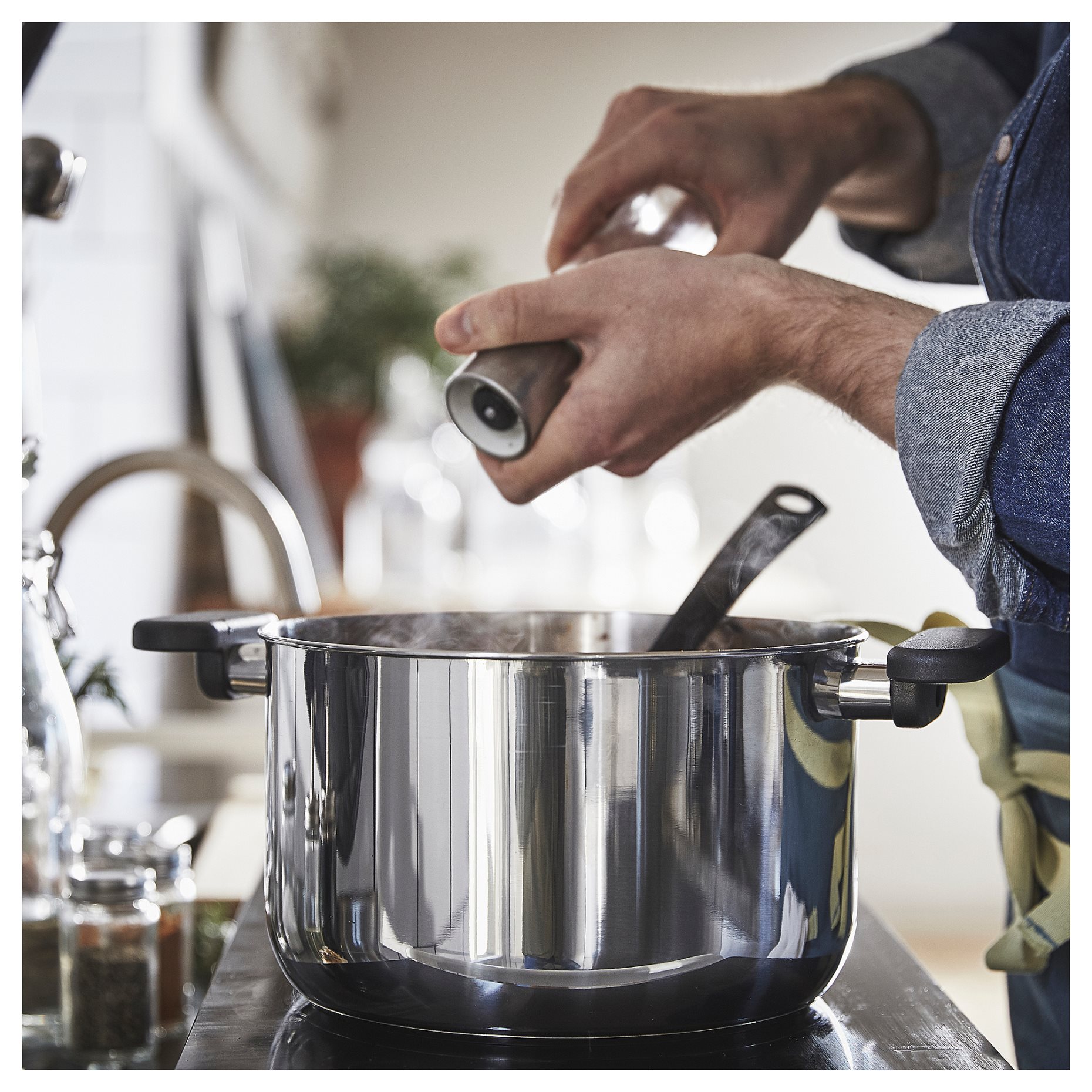 MIDDAGSMAT, pot with lid, 5 l, 804.637.13