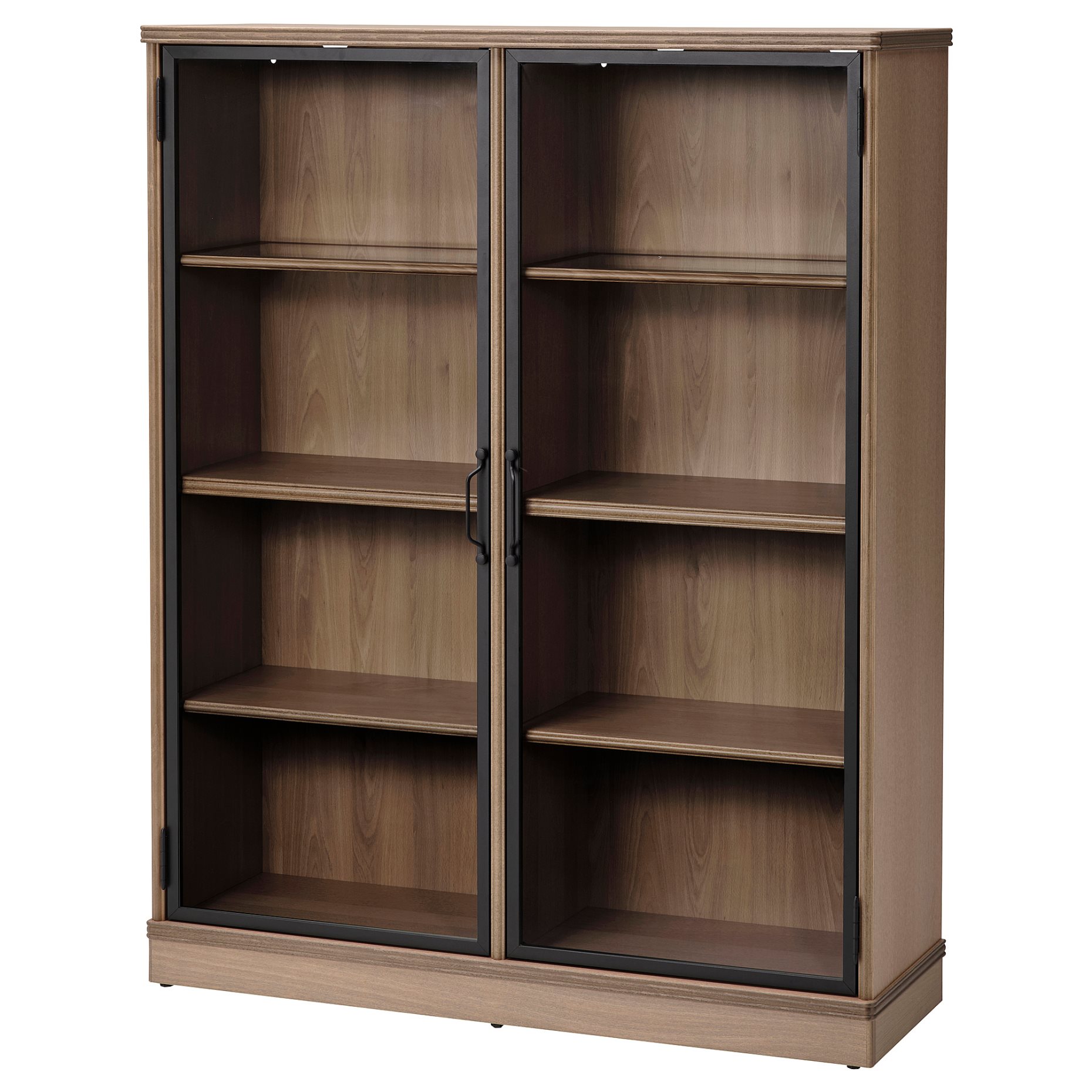 LANESUND, glass-door cabinet, 121x37x152 cm, 804.665.56