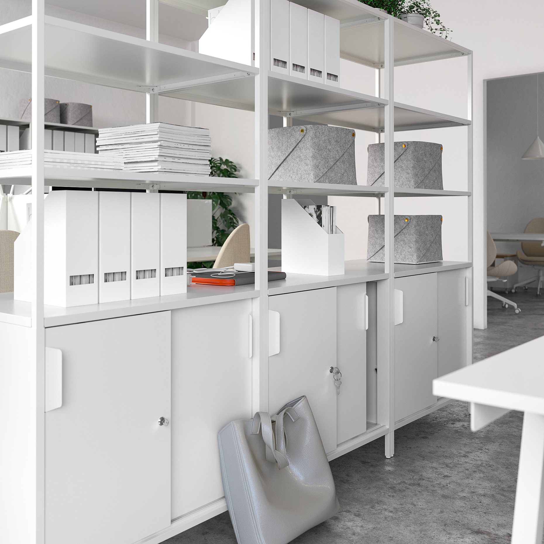 TROTTEN, cabinet with sliding doors, 80x180 cm, 804.747.59
