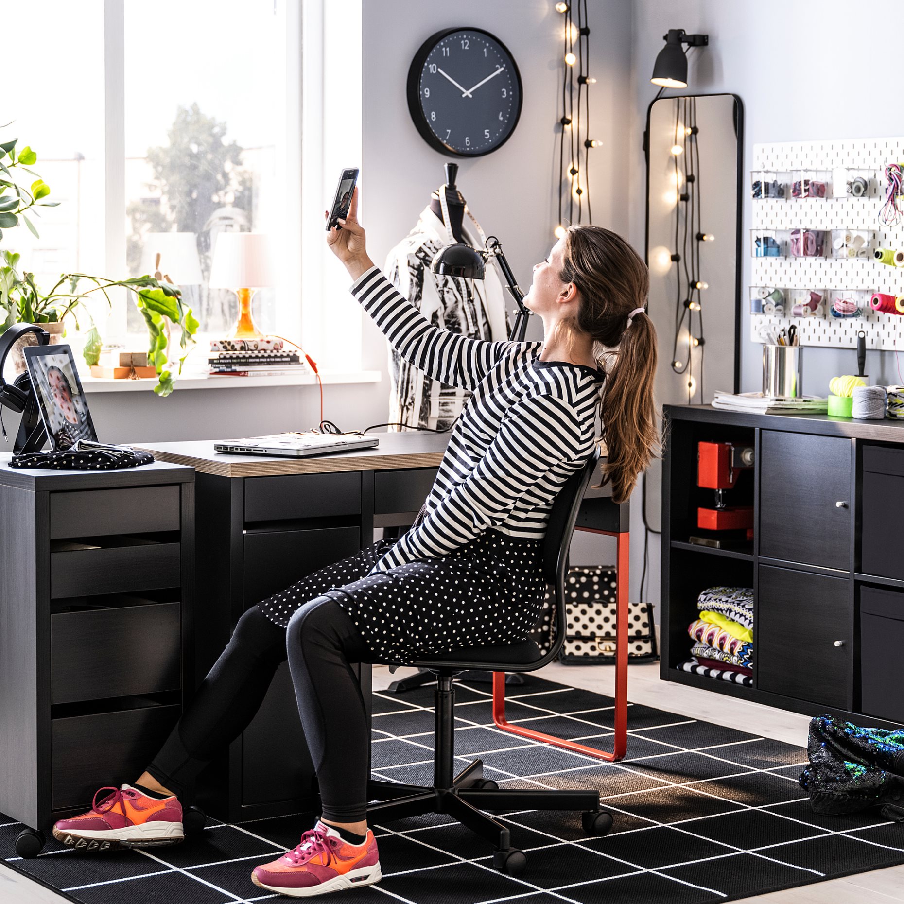 MICKE, desk, 105x50 cm, 804.898.50