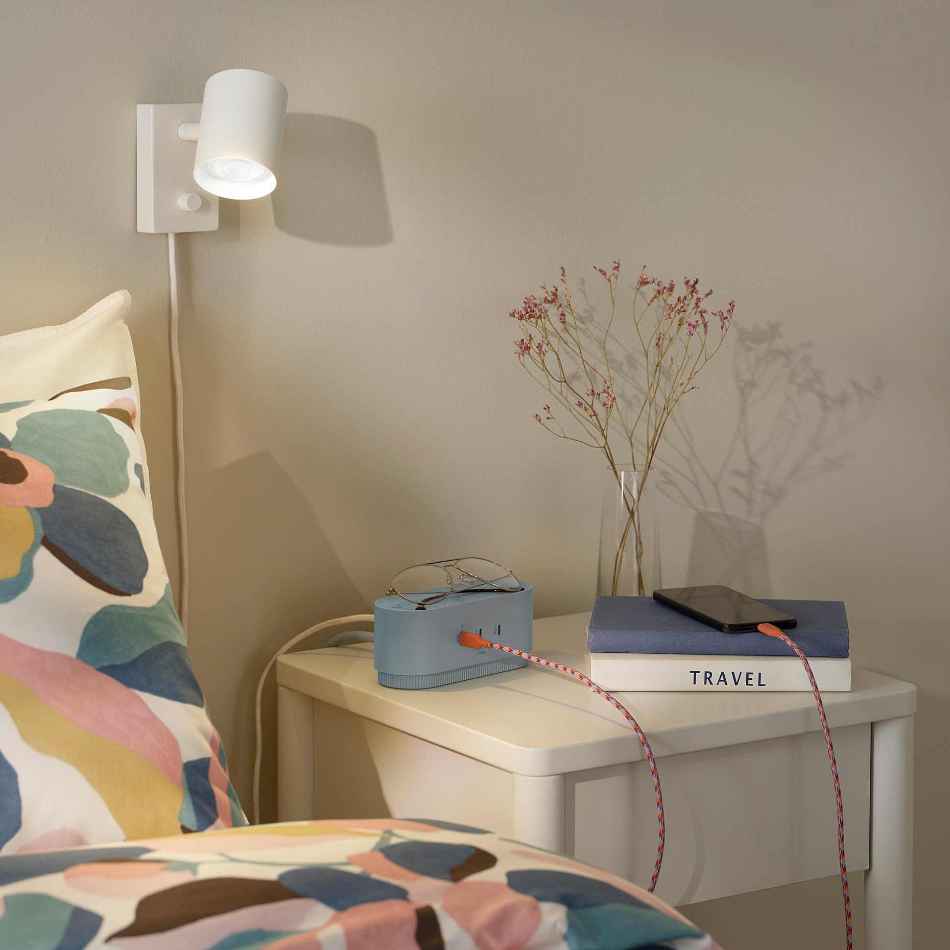 TONSTAD, bedside table, 40x40x59 cm, 805.100.07