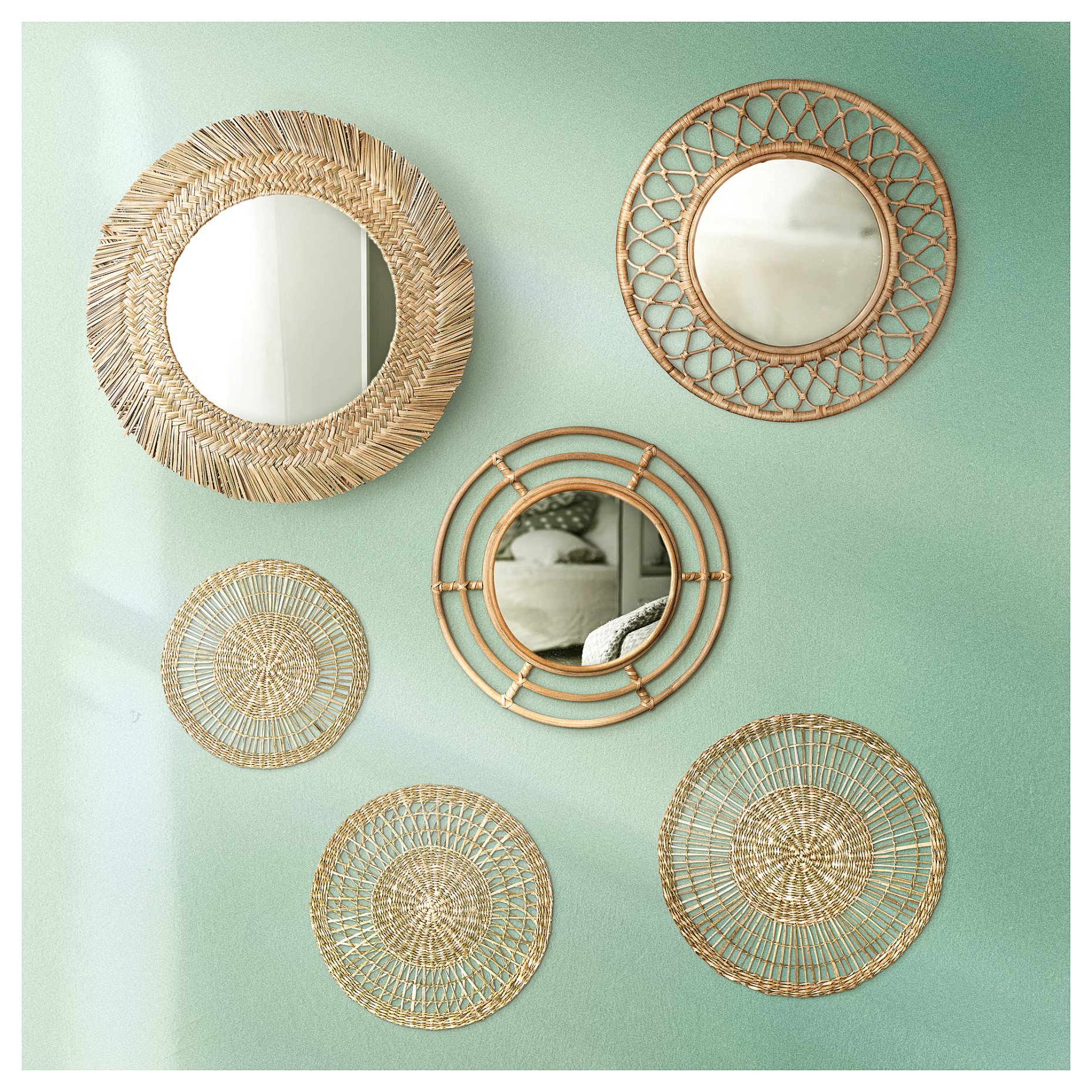VRIGSTAD, mirror/handmade, 63 cm, 805.184.66