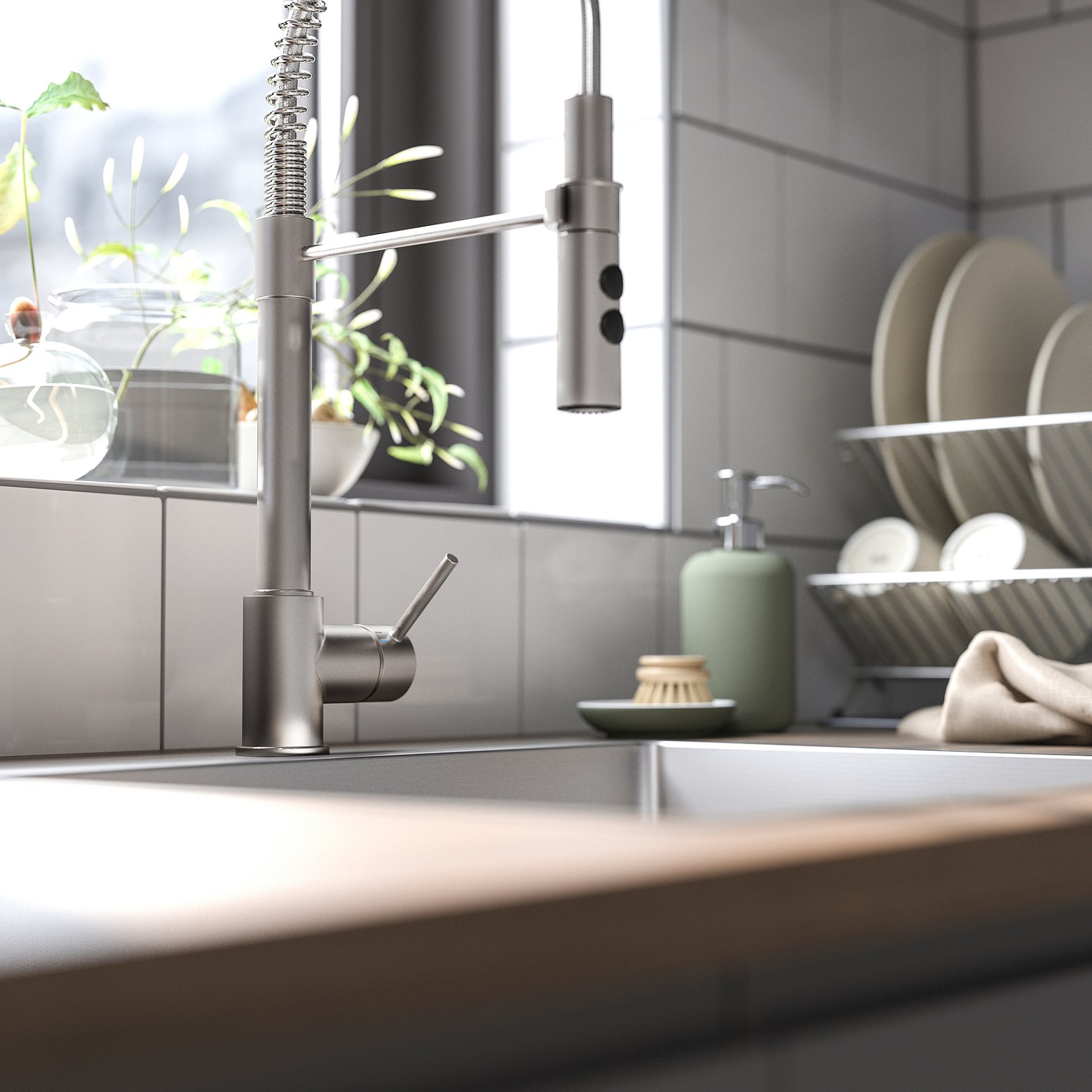 VIMMERN, kitchen mixer tap/handspray, 805.199.51