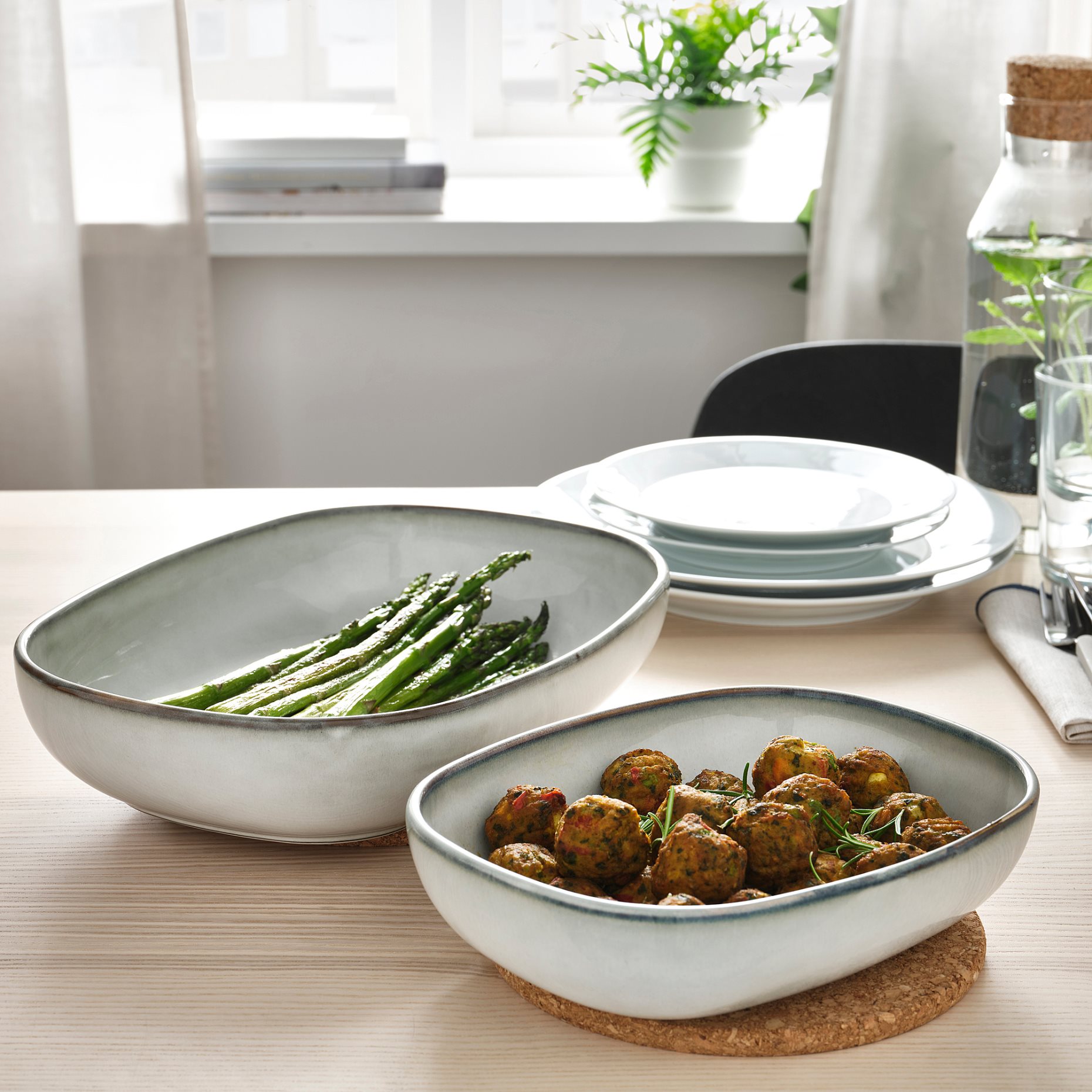 GLADELIG, oven dish, set of 2, 805.310.81