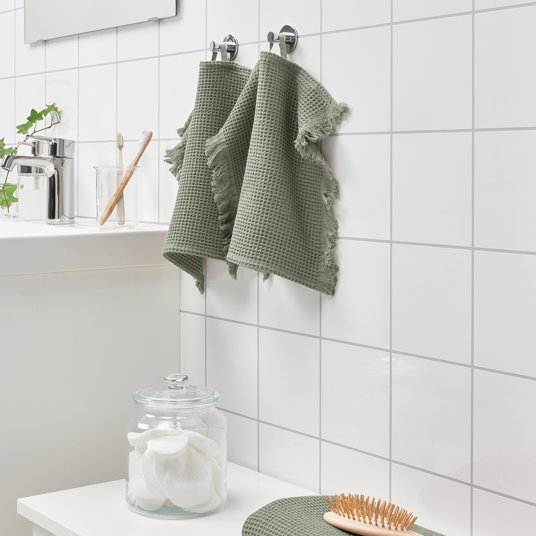 VALLASÅN, washcloth, 30x30 cm, 805.313.64