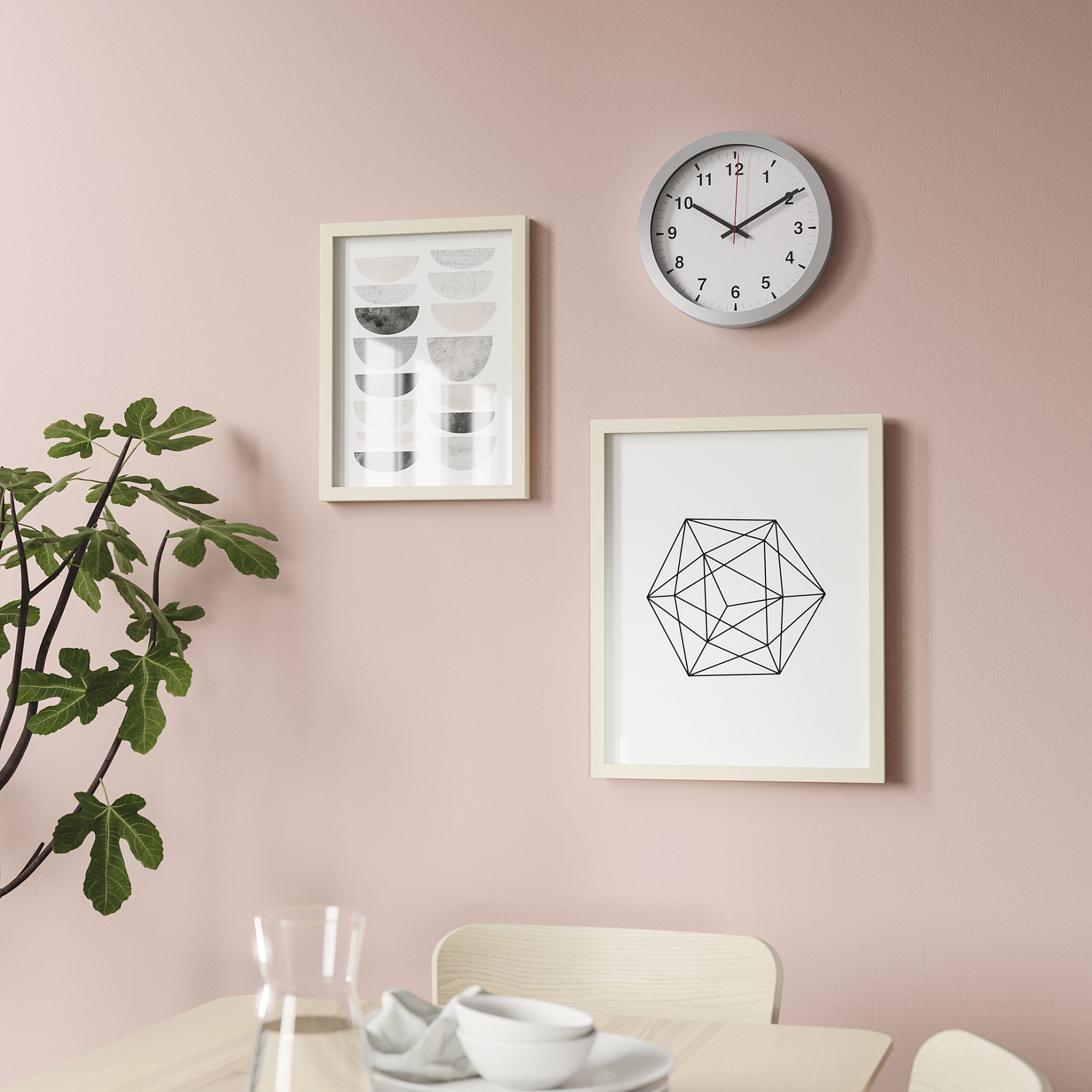 TJALLA, wall clock, 28 cm, 805.408.82