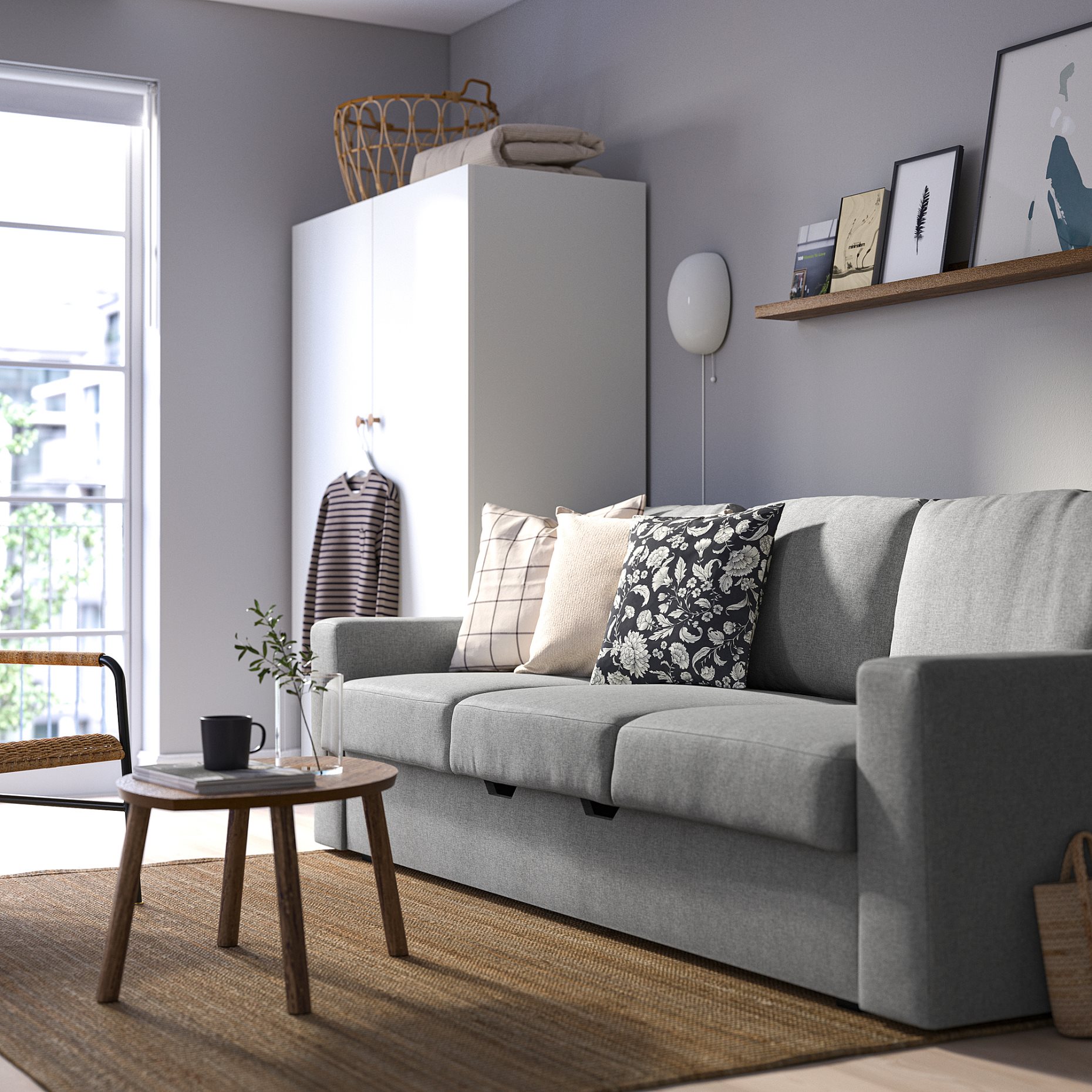 BARSLOV, 3-seat sofa-bed, 805.415.89